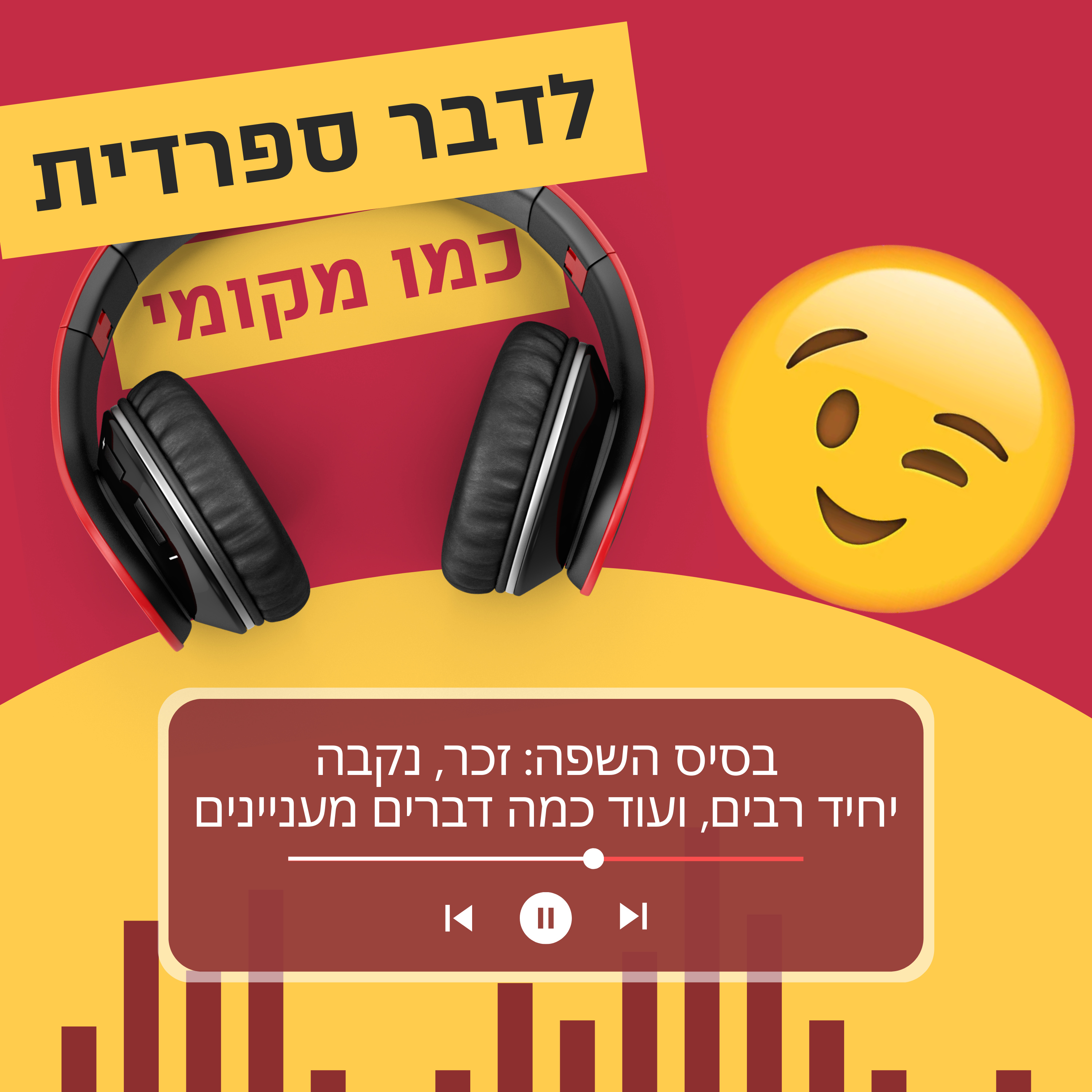 עונה 1 פרק 4 - בסיס השפה: זכר, נקבה, יחיד רבים ועוד כמה דברים מעניינים 😉 episode artwork