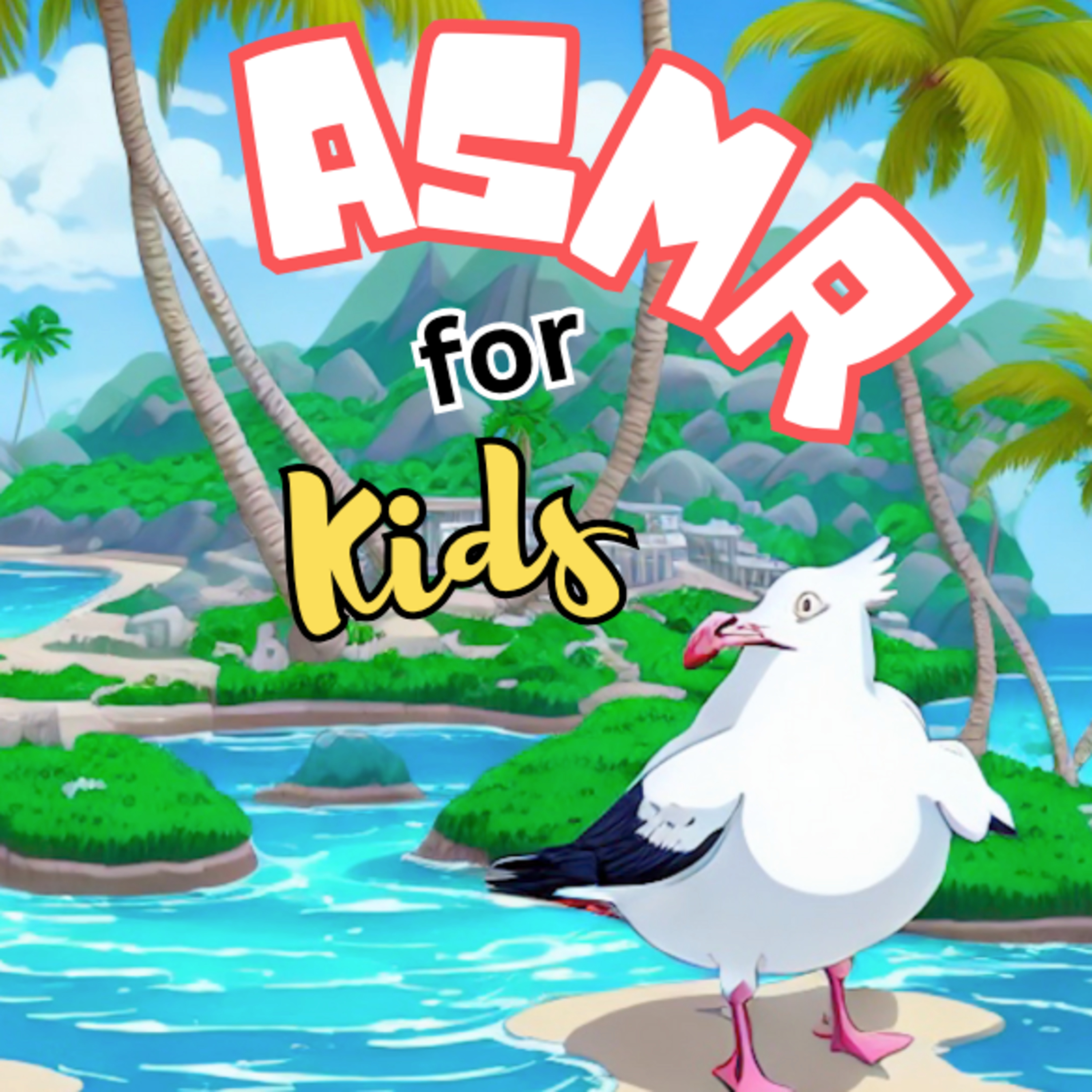 Let Kids Drift off to Sleep with ASMR - Voice Guided + Ocean Sound + Soft Music!