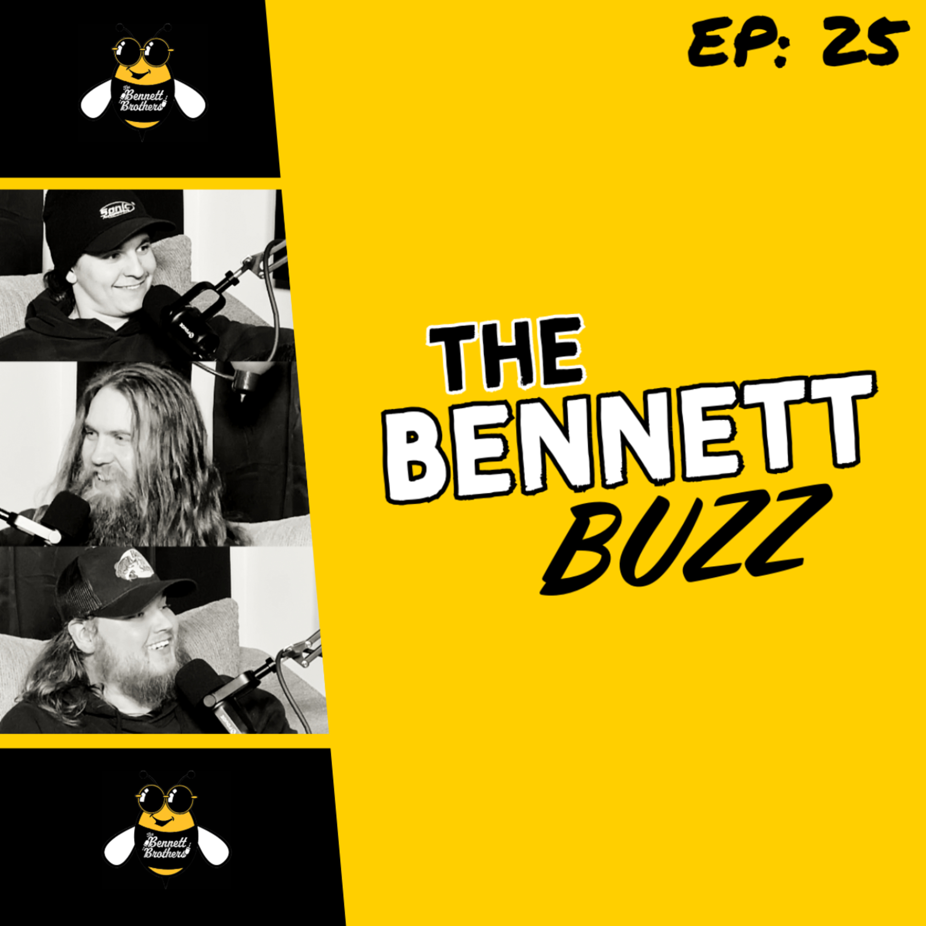 EP 25 | The Bennett Buzz - The Band (-Carlos) | Temu Sells D'Addario Guitar Strings? episode artwork