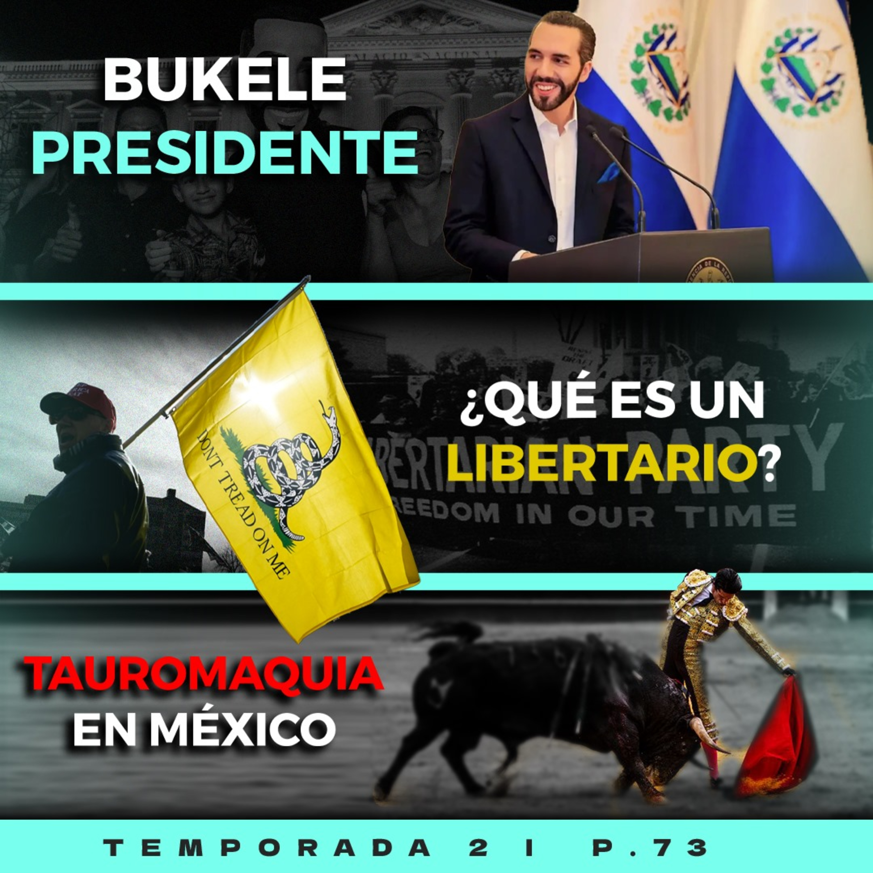 #bukele Presidente | ¿Qué es un libertario? | Tauromaquia en México | P2.74