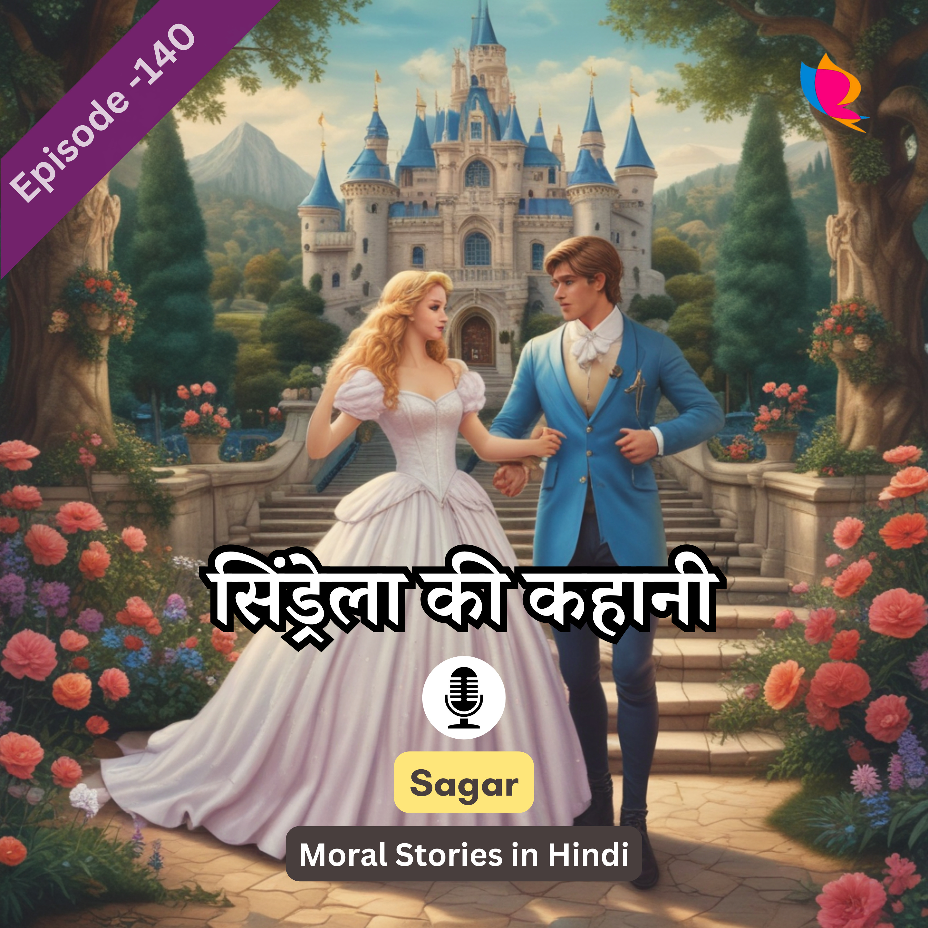 140. सिंड्रेला की कहानी | The Cinderella Story in Hindi episode artwork