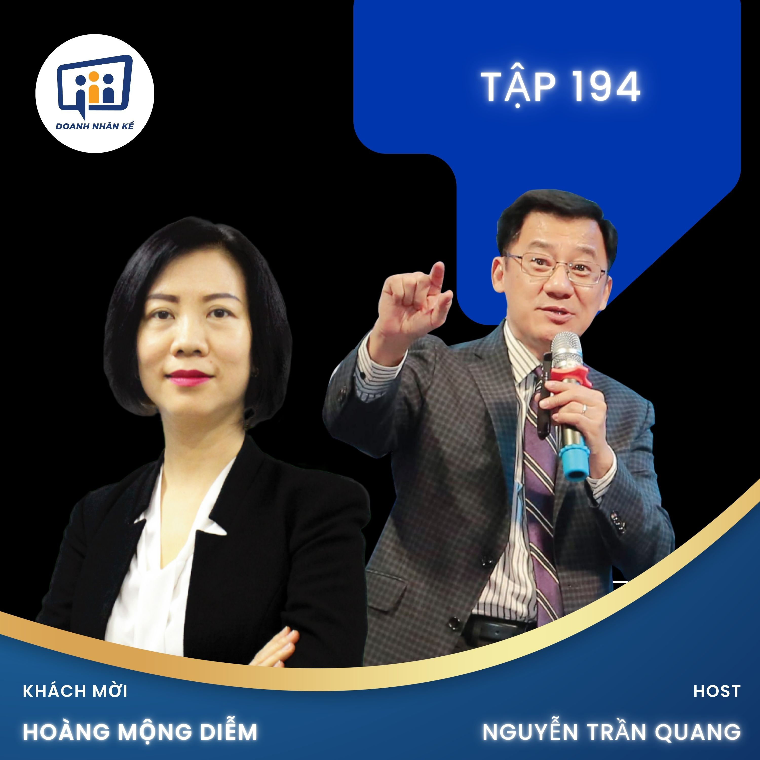 #194 CEO NMD Hoàng Mộng Diễm : Chuyên gia Tài chính mở Nhà hàng, quy tắc nào để thành công ? episode artwork