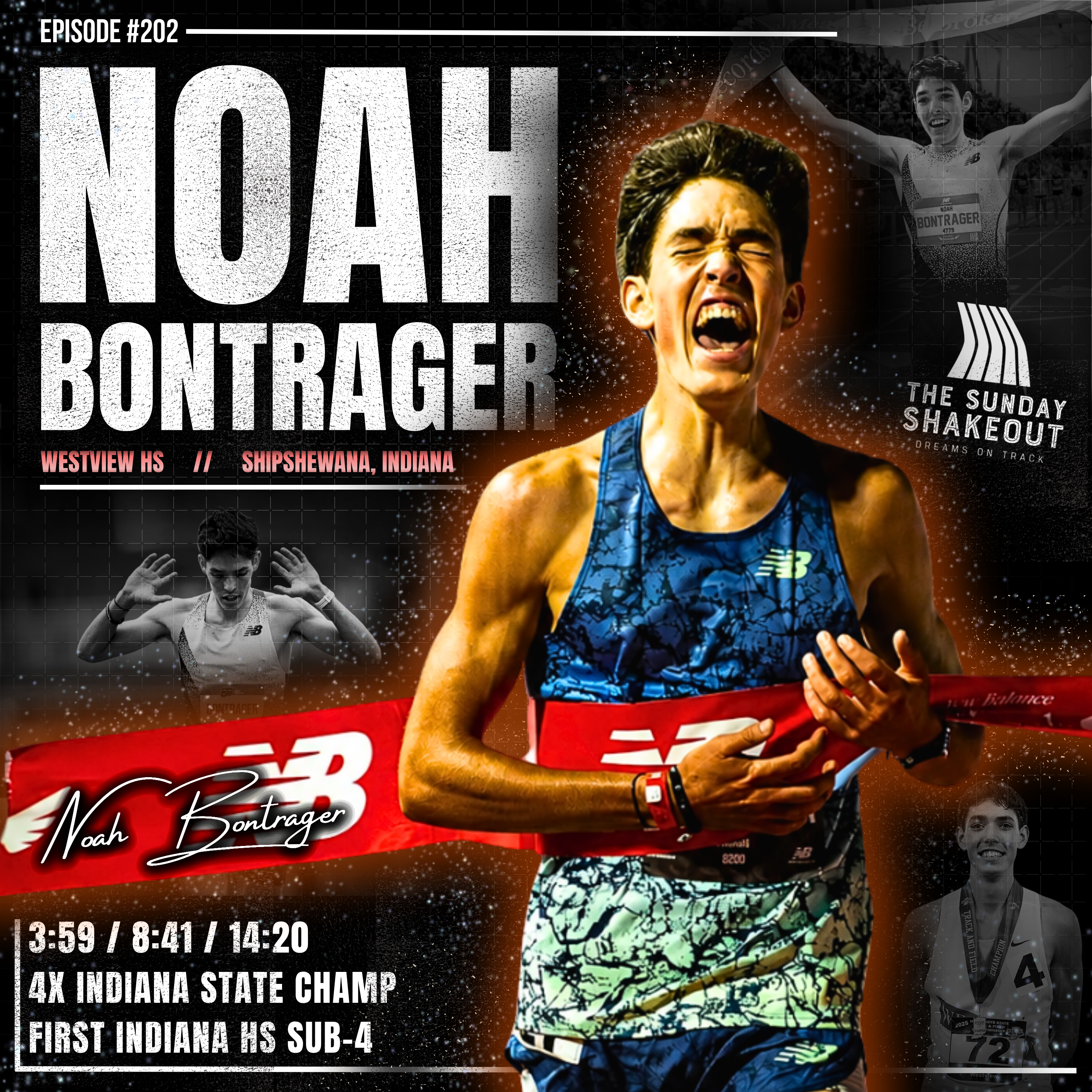 Ep. 202 - The First Ever Indiana HS Sub-4 | Shipshewana, Indiana's Noah Bontrager