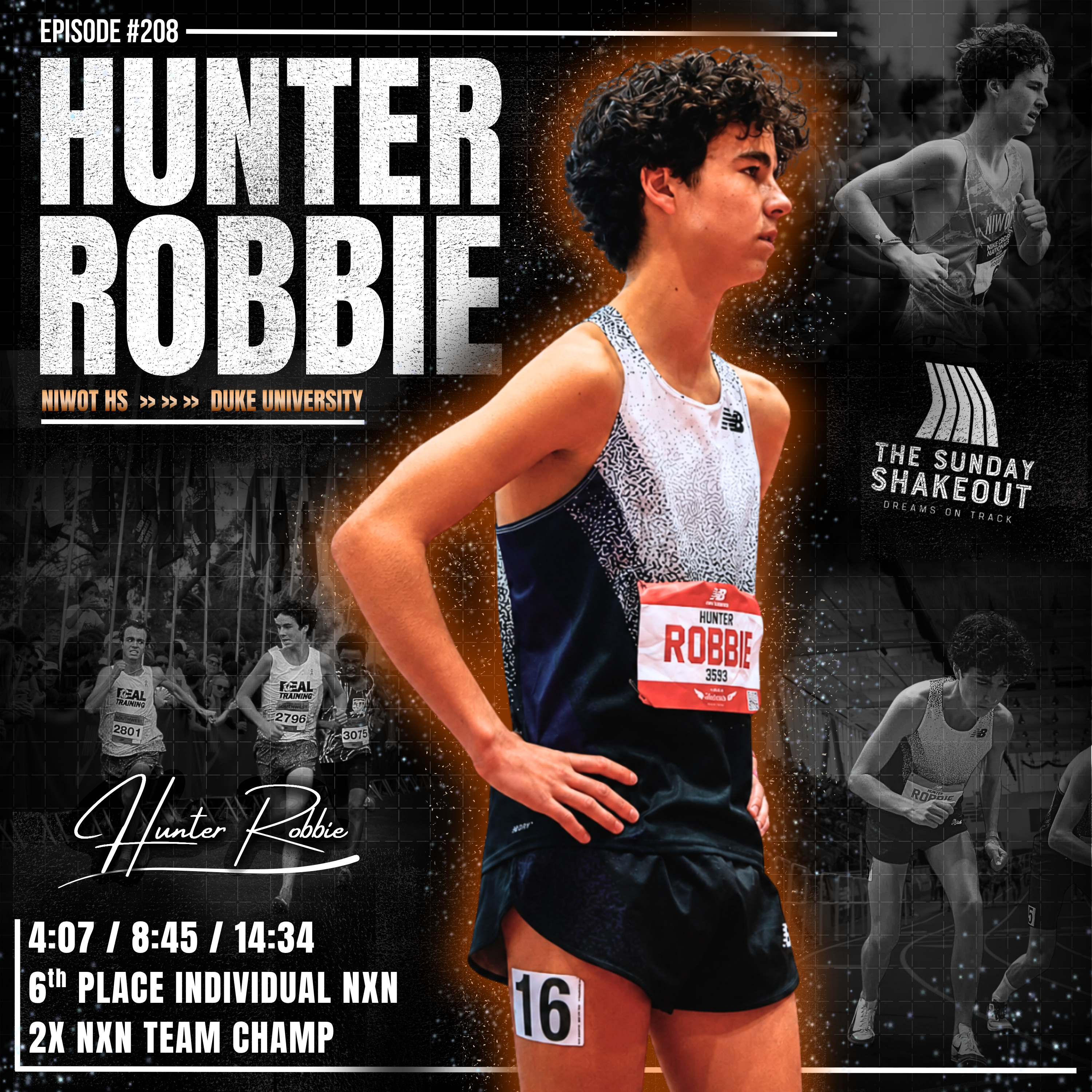 Ep. 208 - From Falling While Leading At The State Meet to 2X NXN Team Champ | The Hunter Robbie Special