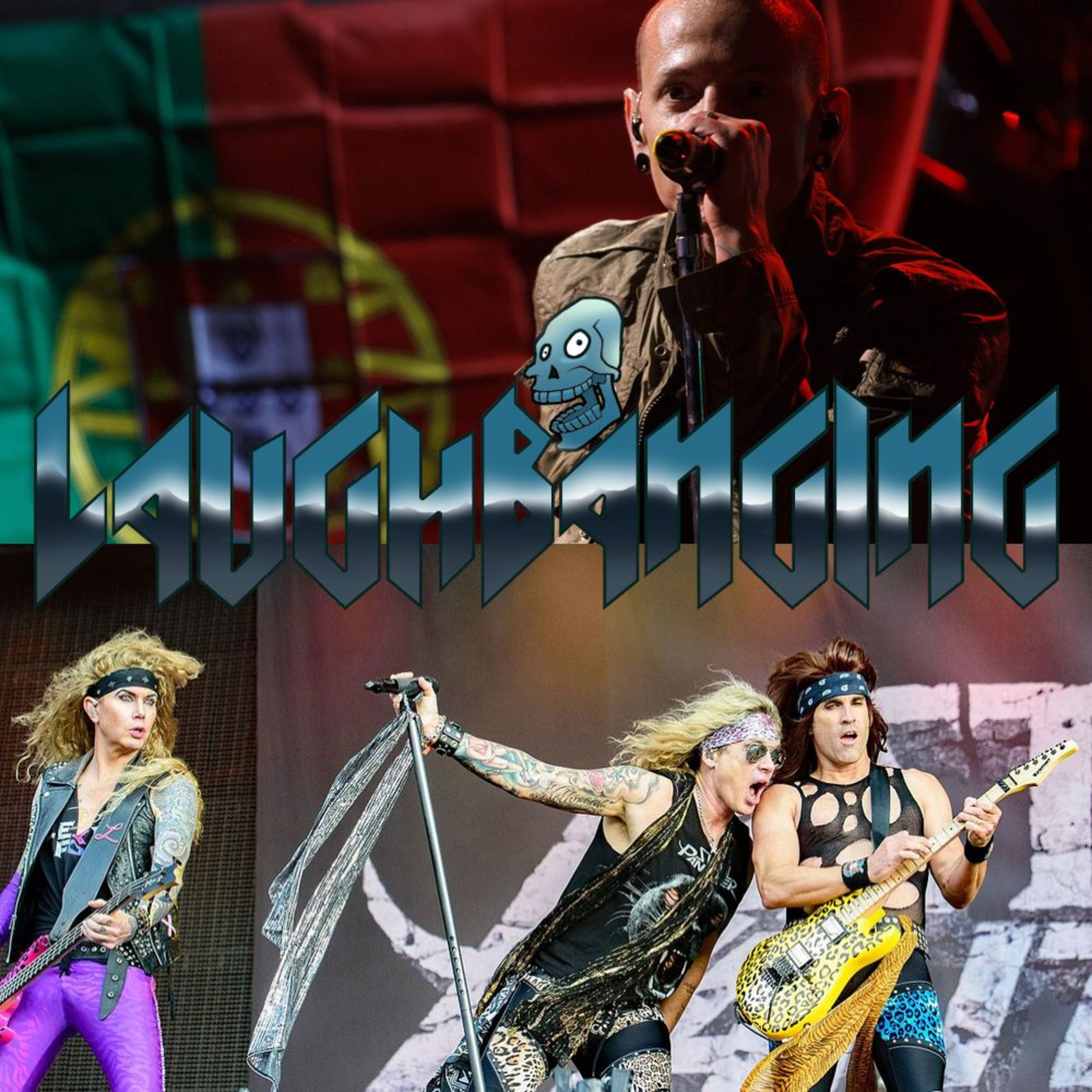 Laughbanging Podcast Ep.339: Linkin Park, Dark Moor, Insect Warfare, Tankard, Steel Panther, Massacration episode artwork