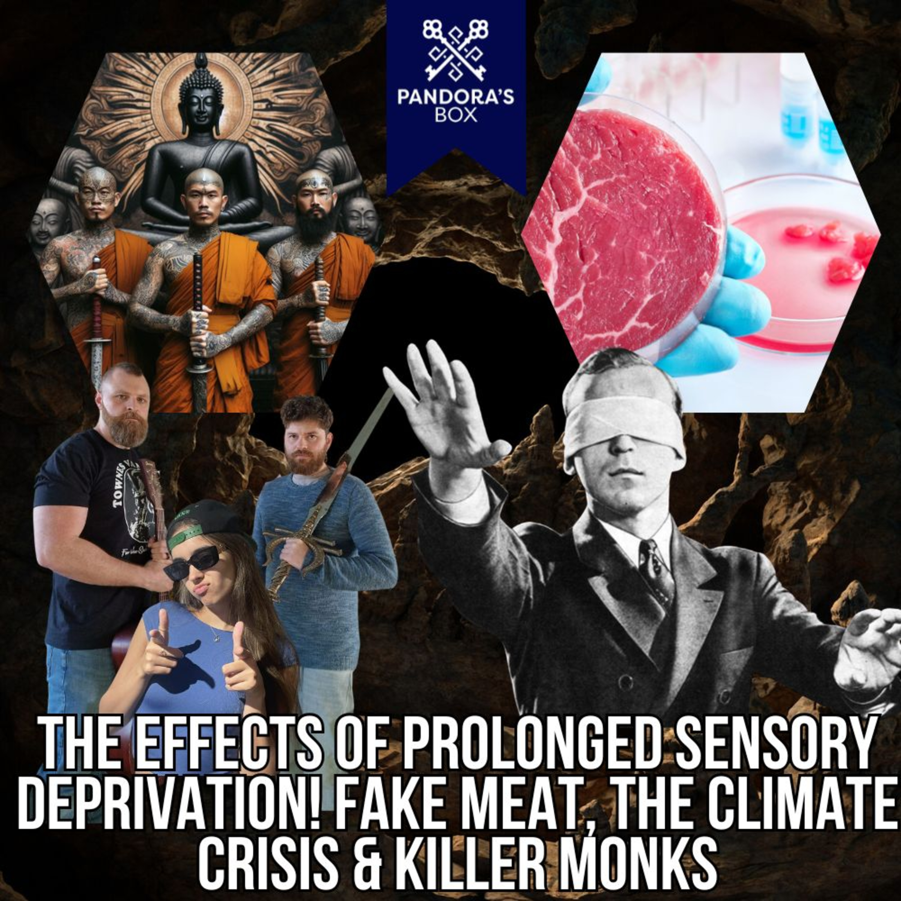 EP 171 | The Effects of Prolonged Sensory Deprivation! Fake Meat, The Climate Crisis & Killer Monks episode artwork
