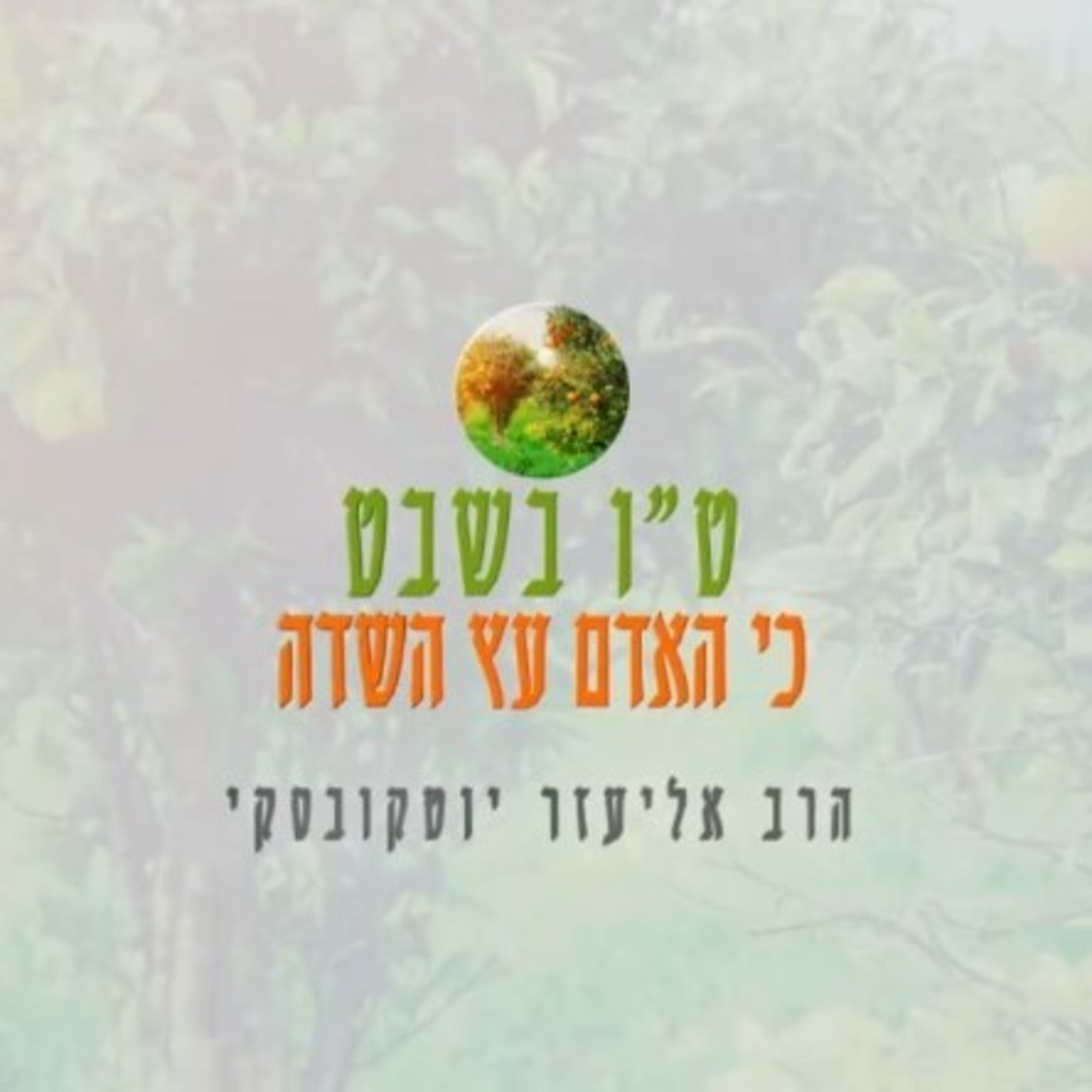 כי האדם עץ השדה, ט"ו בשבט | הרב אליעזר יוטקובסקי