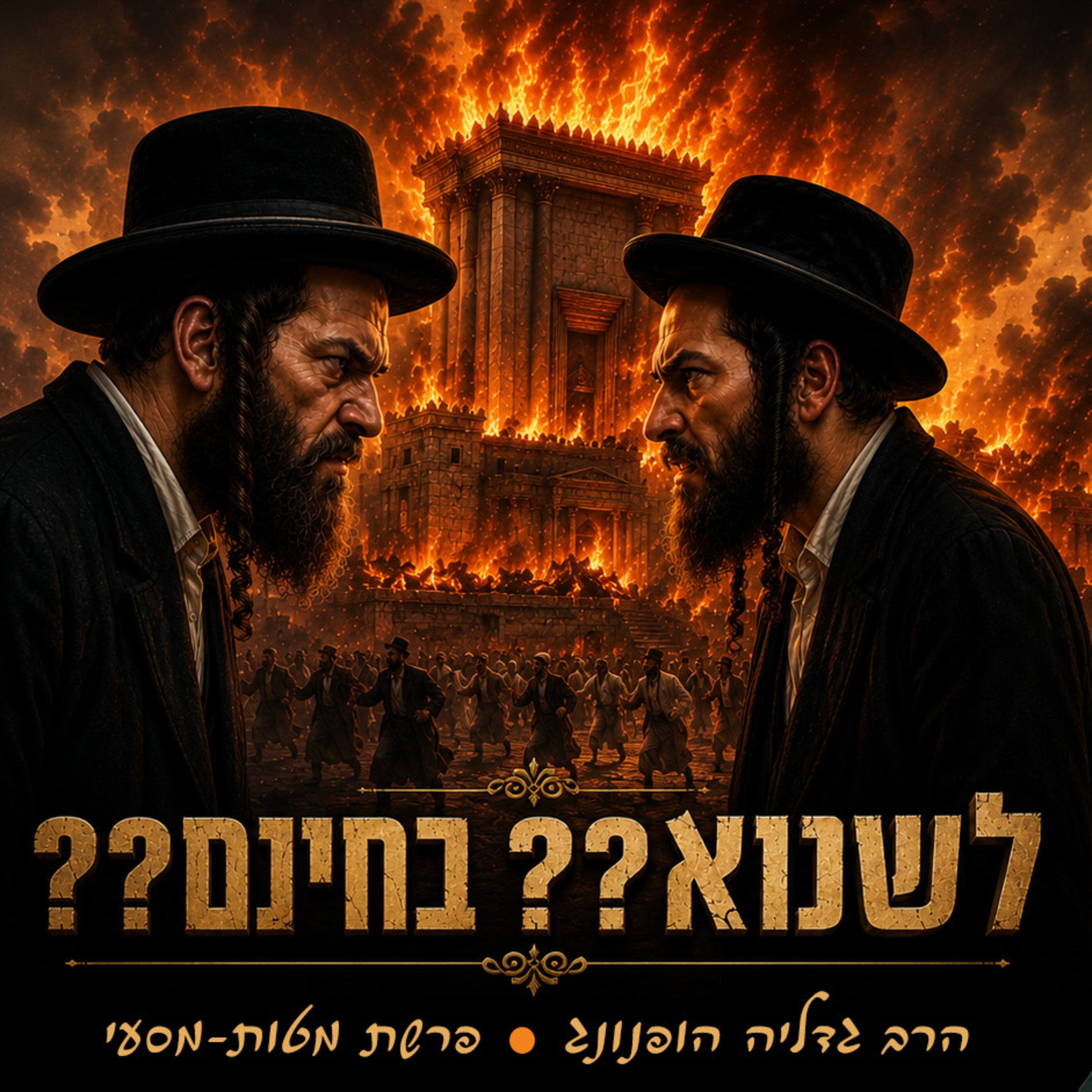לשנוא? בחינם? - רעיון נפלא לפרשת מטות מסעי | הרב גדליה הופנונג  episode artwork