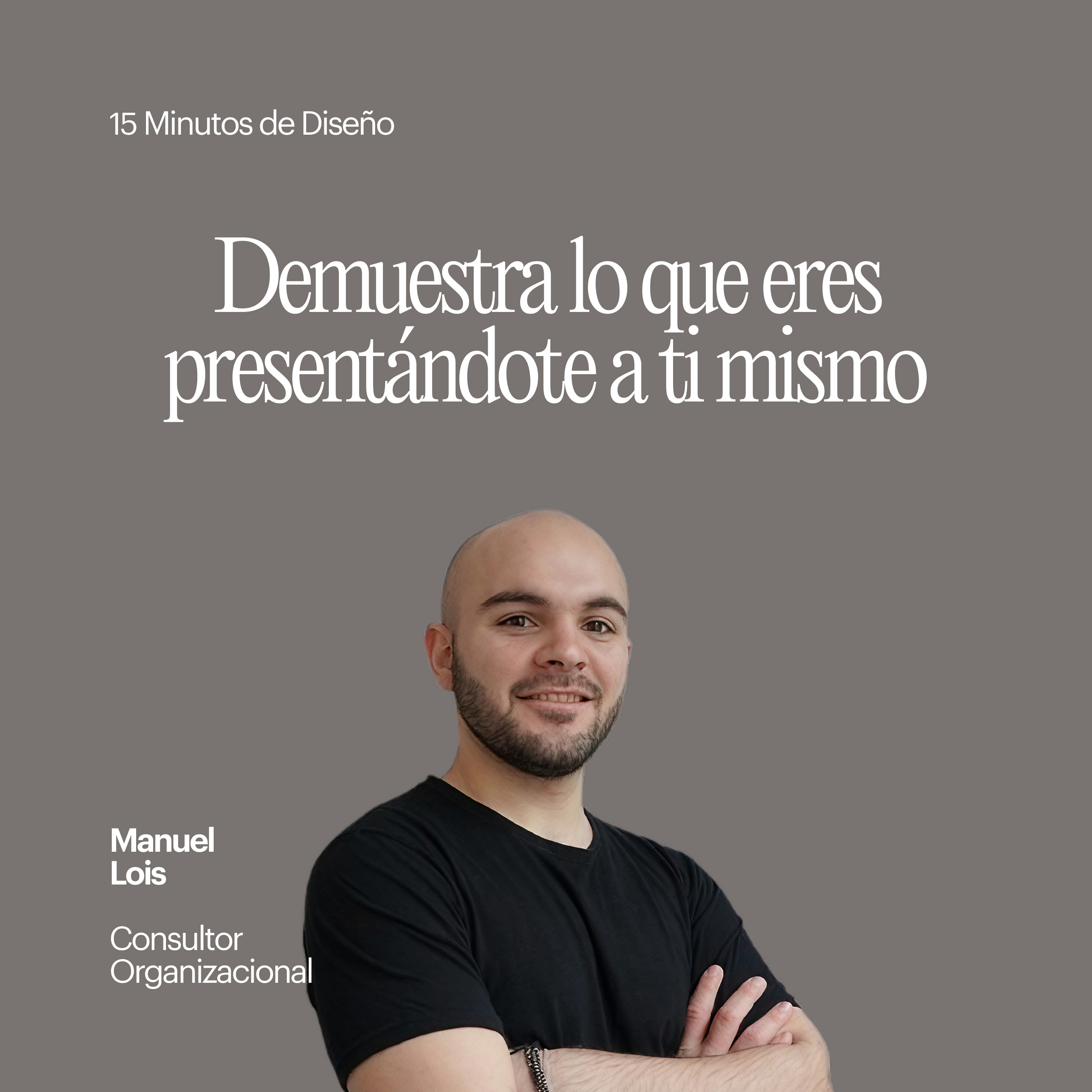 Demuestra lo que eres presentándote a ti mismo