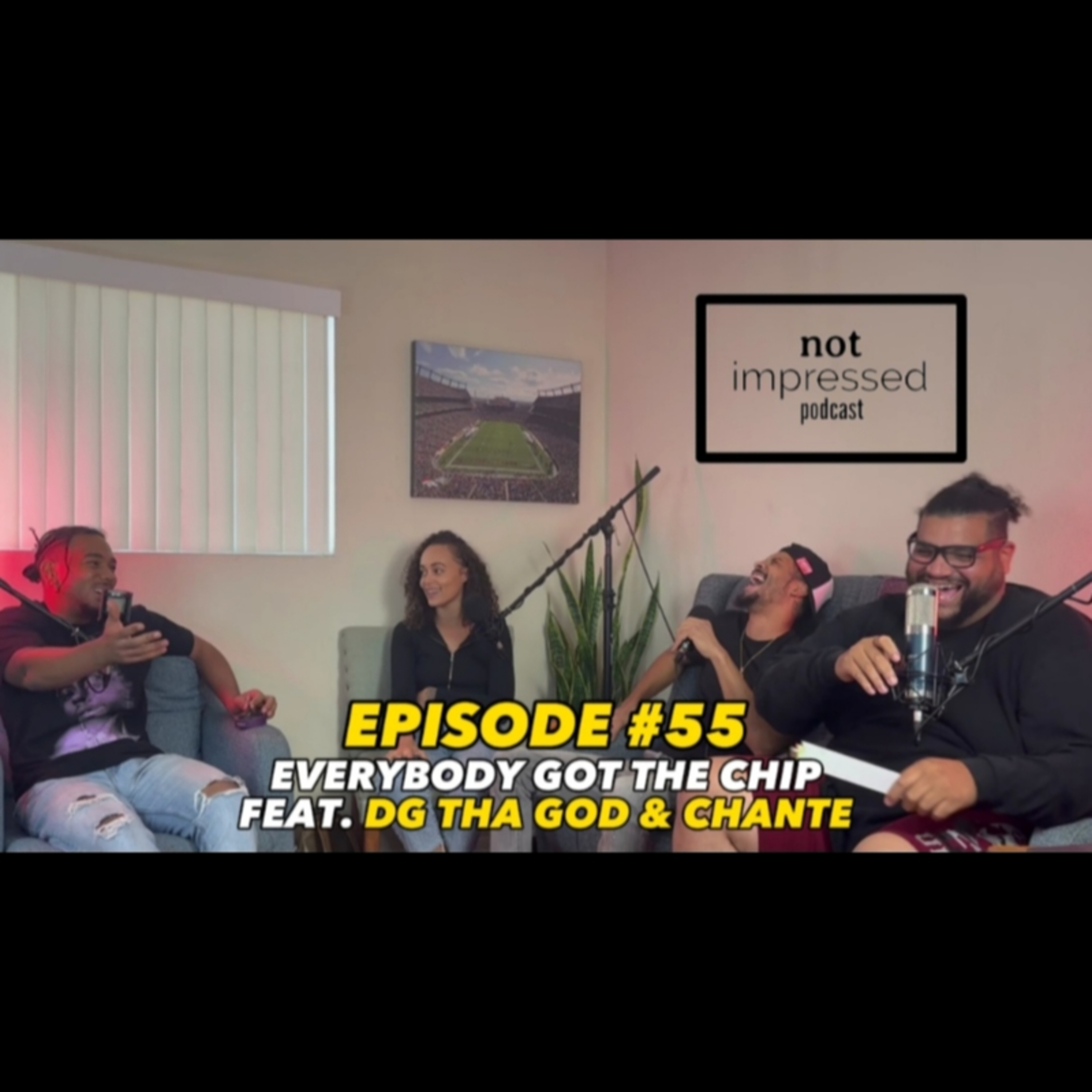 Not Impressed Podcast Episode 55 | Everybody Got The Chip episode artwork