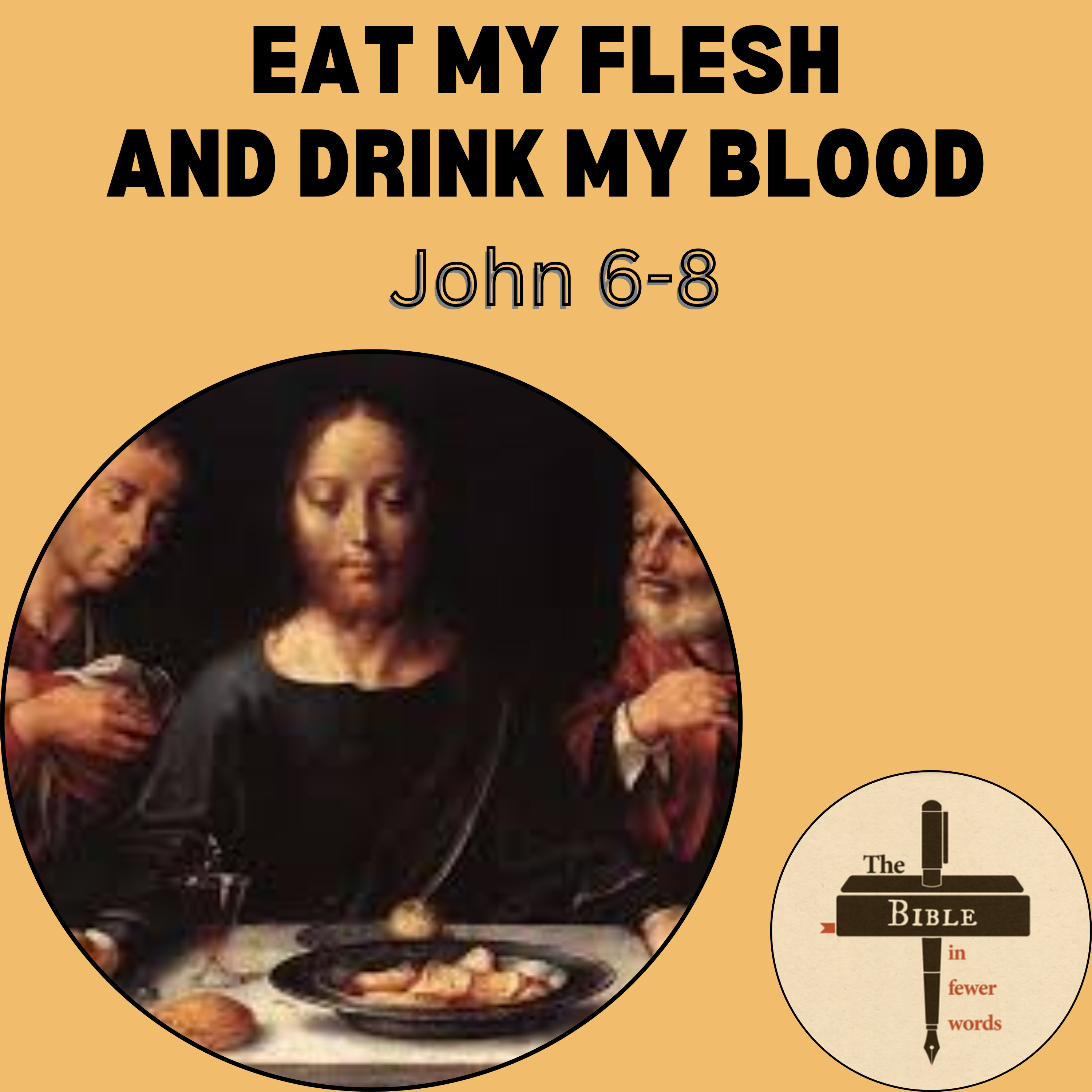 #264: John 6-8 | Eat my flesh and drink my blood episode artwork