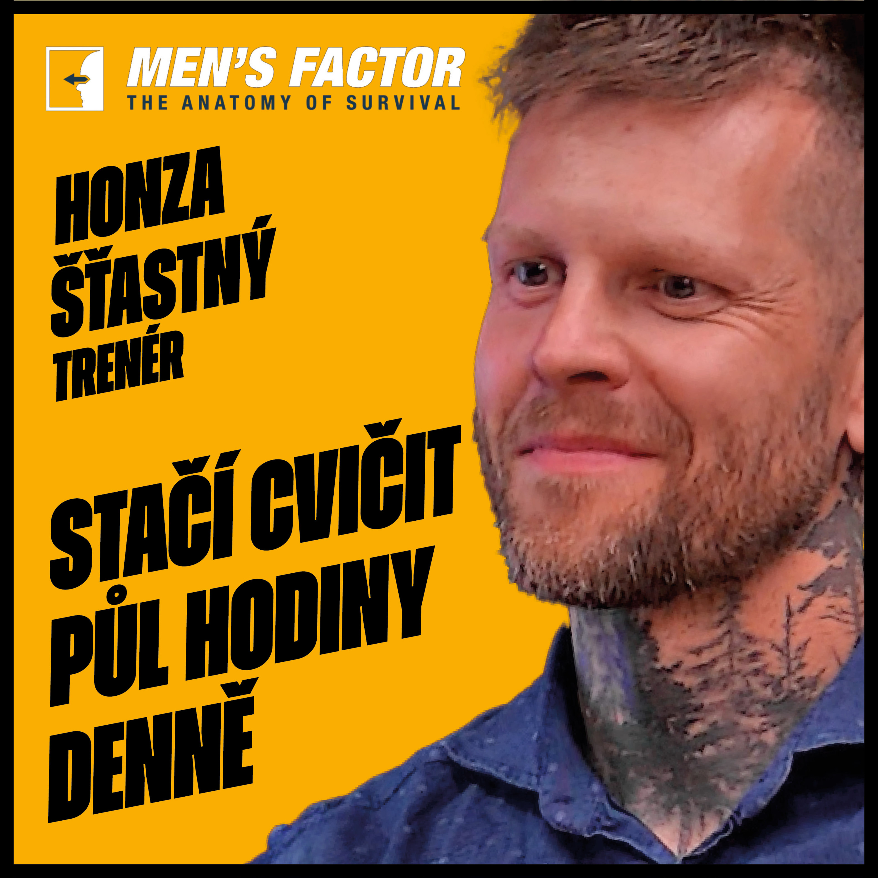 Stačí cvičit půl hodiny denně. Klidně doma, bez steroidů a bez výmluv, říká trenér Honza Šťastný episode artwork