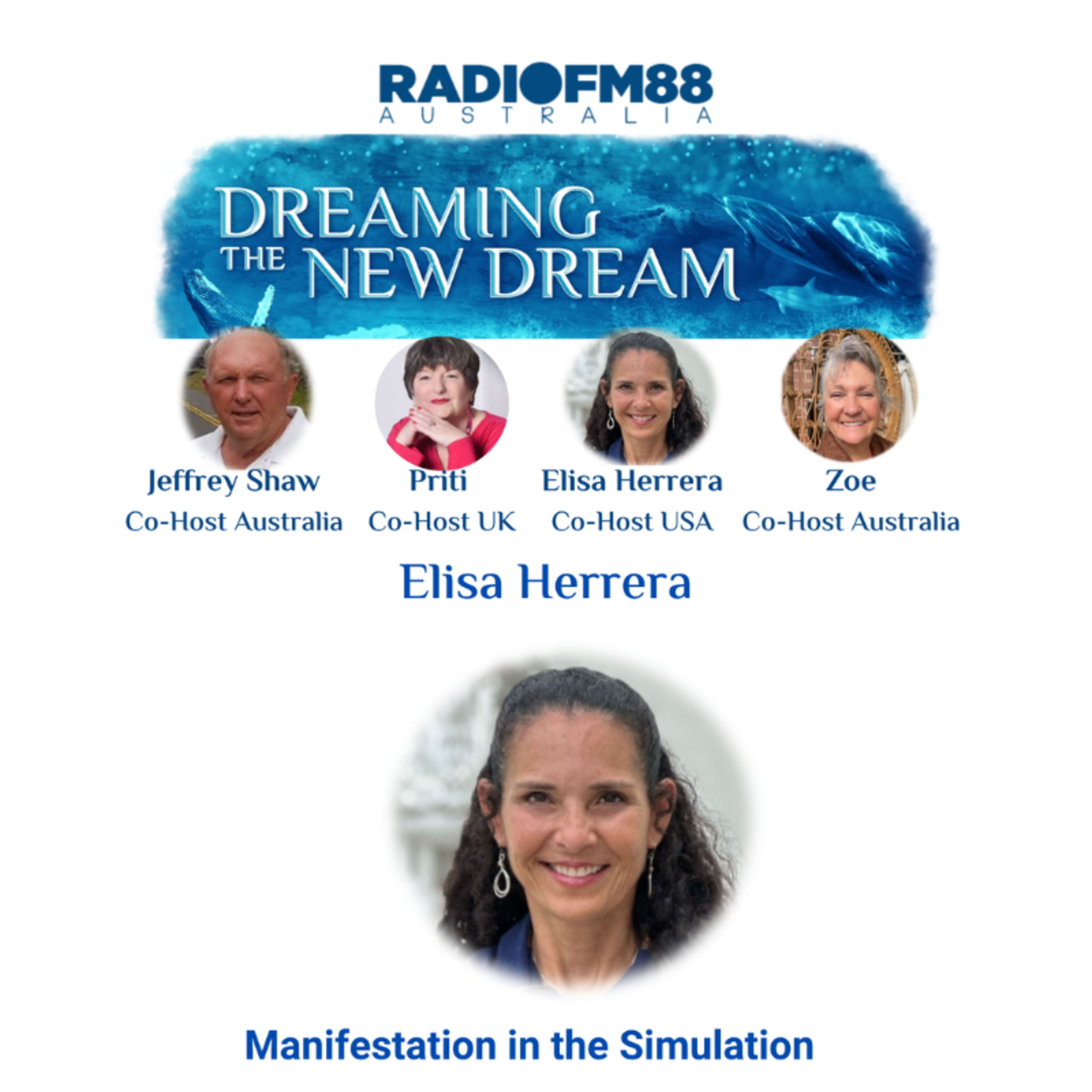 Elisa Herrera and Jeffrey Shaw - Manifestation in the Simulation | Dreaming The New Dream episode artwork