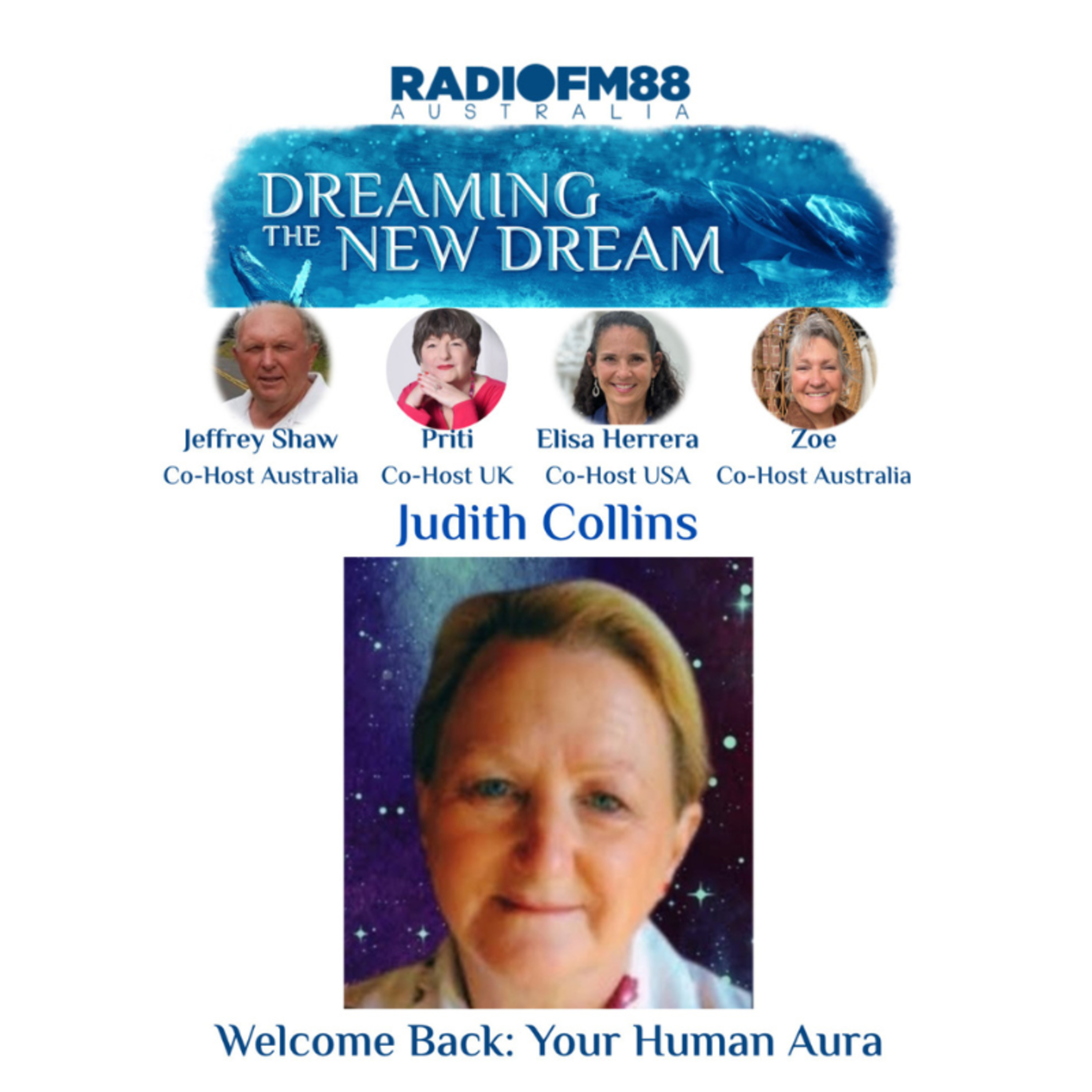 Judith Collins: Woman Who Reads Human, Animal & Plant Auras | Dreaming The New Dream  episode artwork