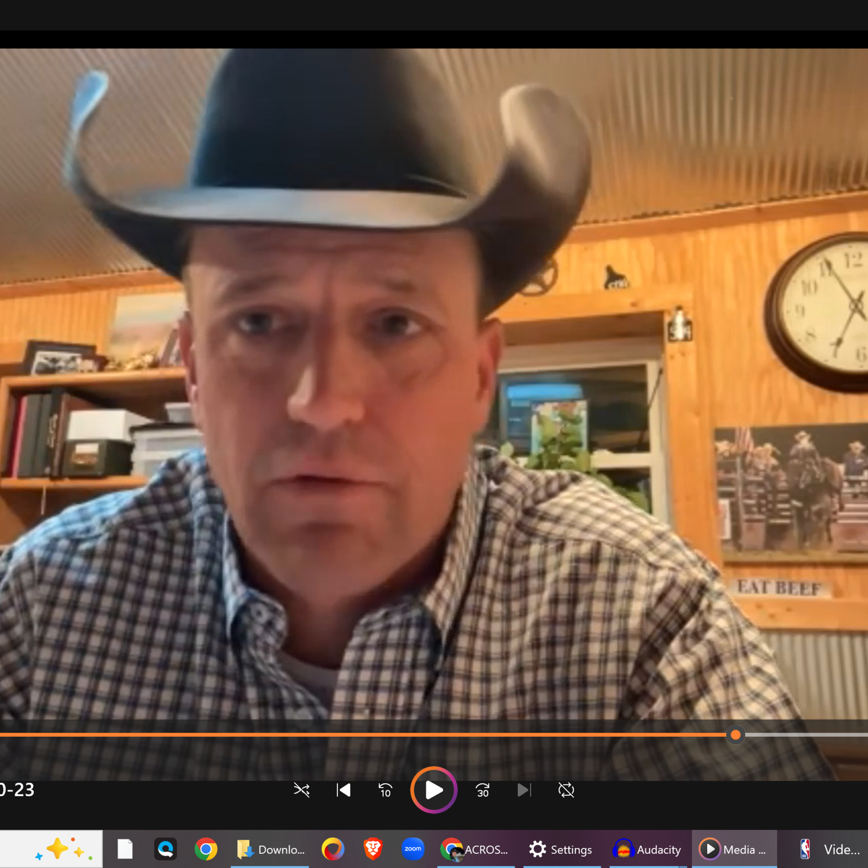 Live Across the Pond Oct 23, 2025 Steve Stratford from Pratt, KS has tremendously sound advice for Cattlemen.