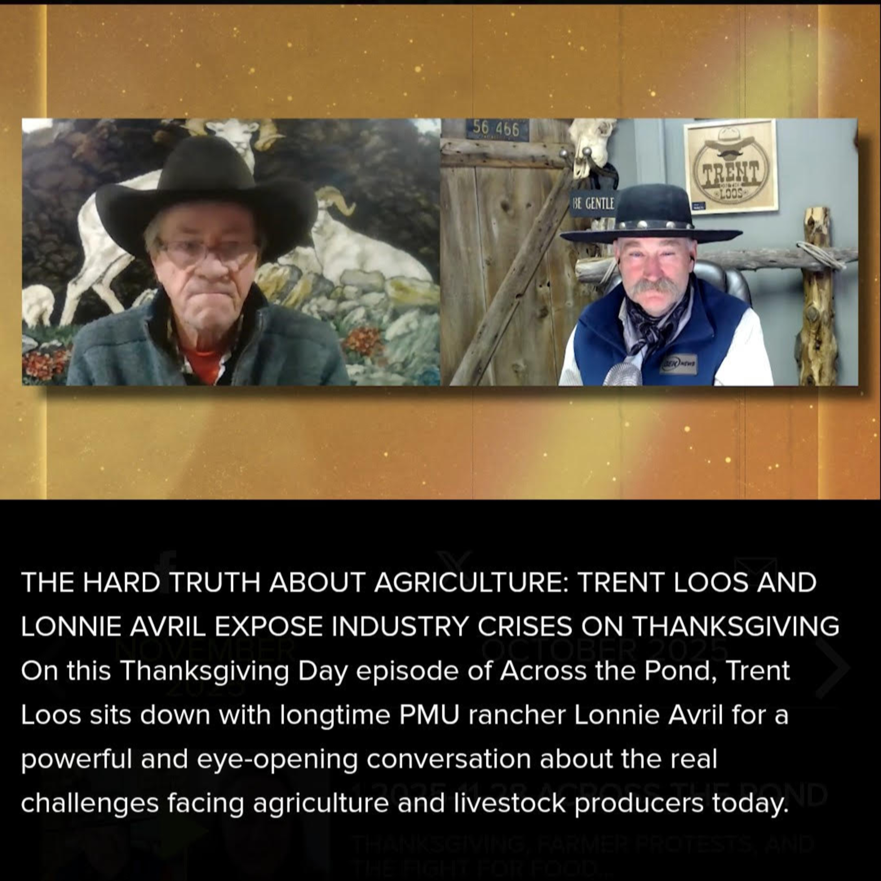 Across the Pond Nov 27, 2025 Lonny Averill from Central Alberta once stood 150 mares in PMU line.