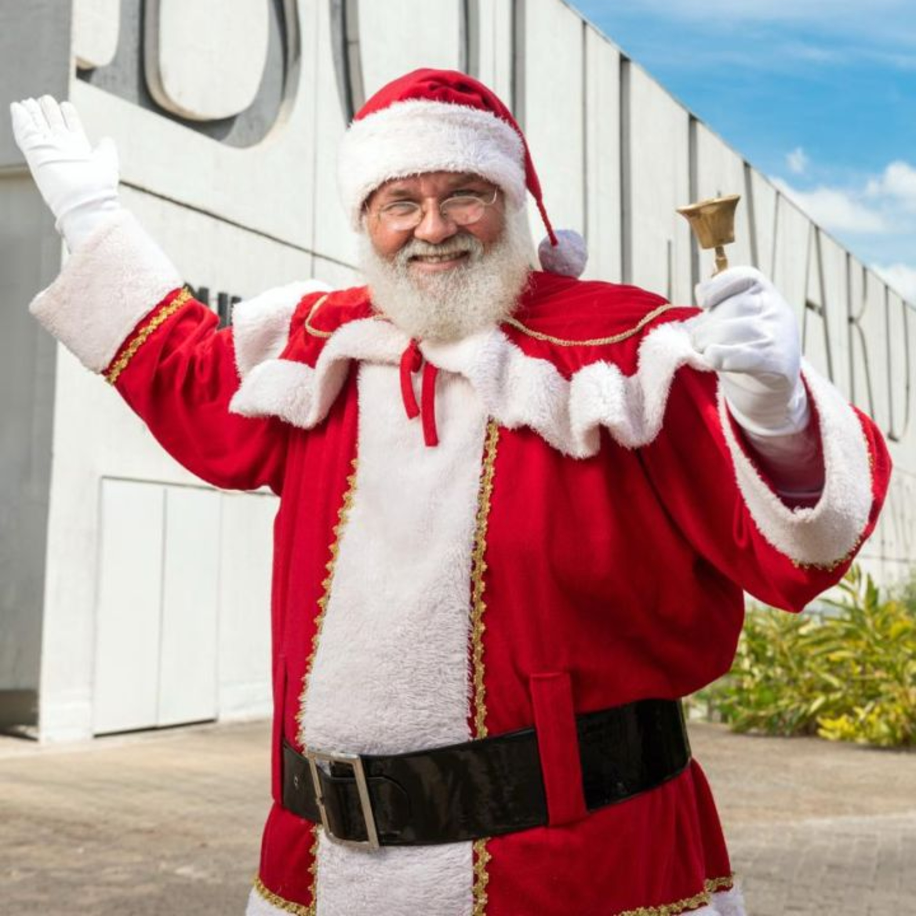 Papai Noel chega à Asa Norte