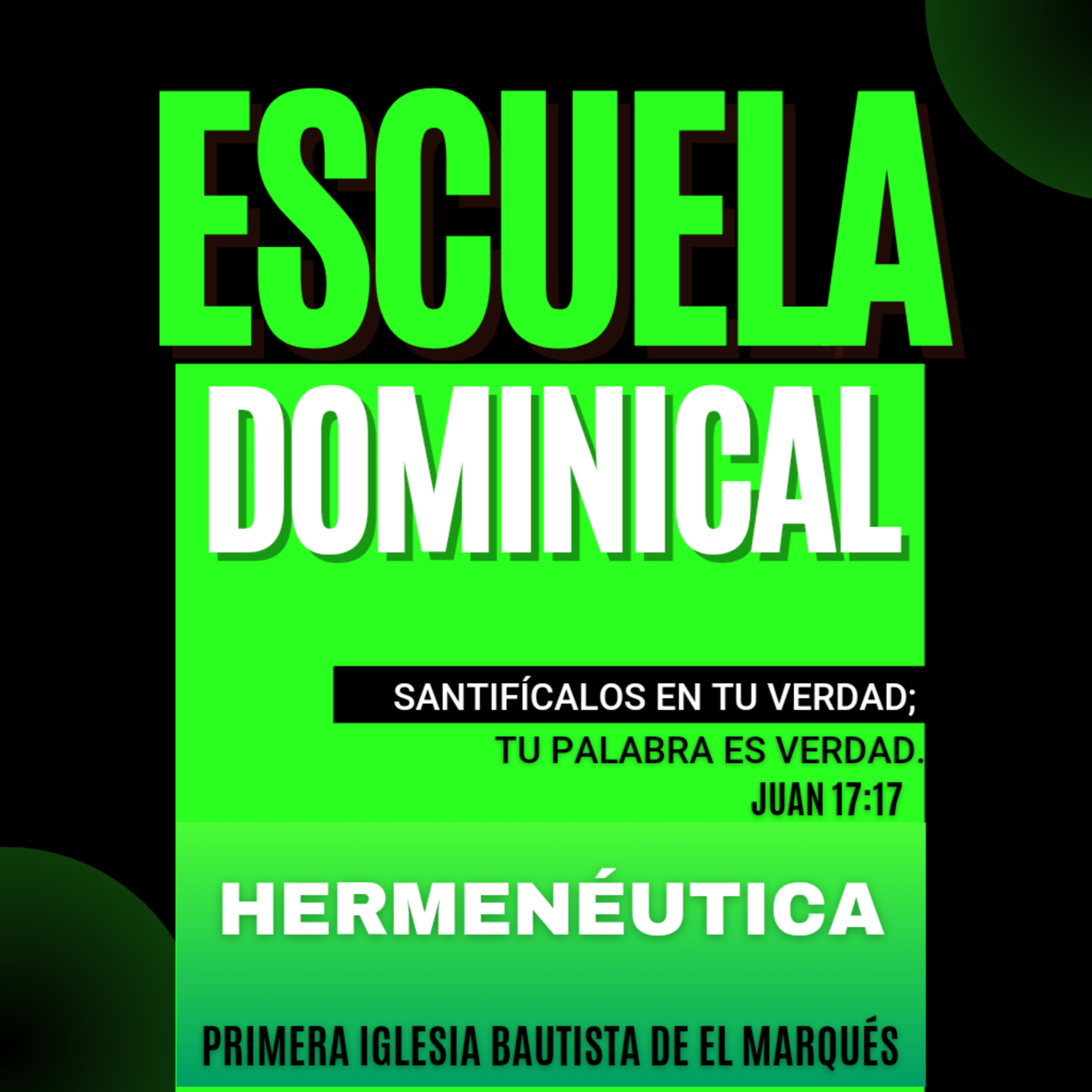 ESCUELA DOMINICAL. HERMENÉUTICA - 1a y 2a resurrección. episode artwork