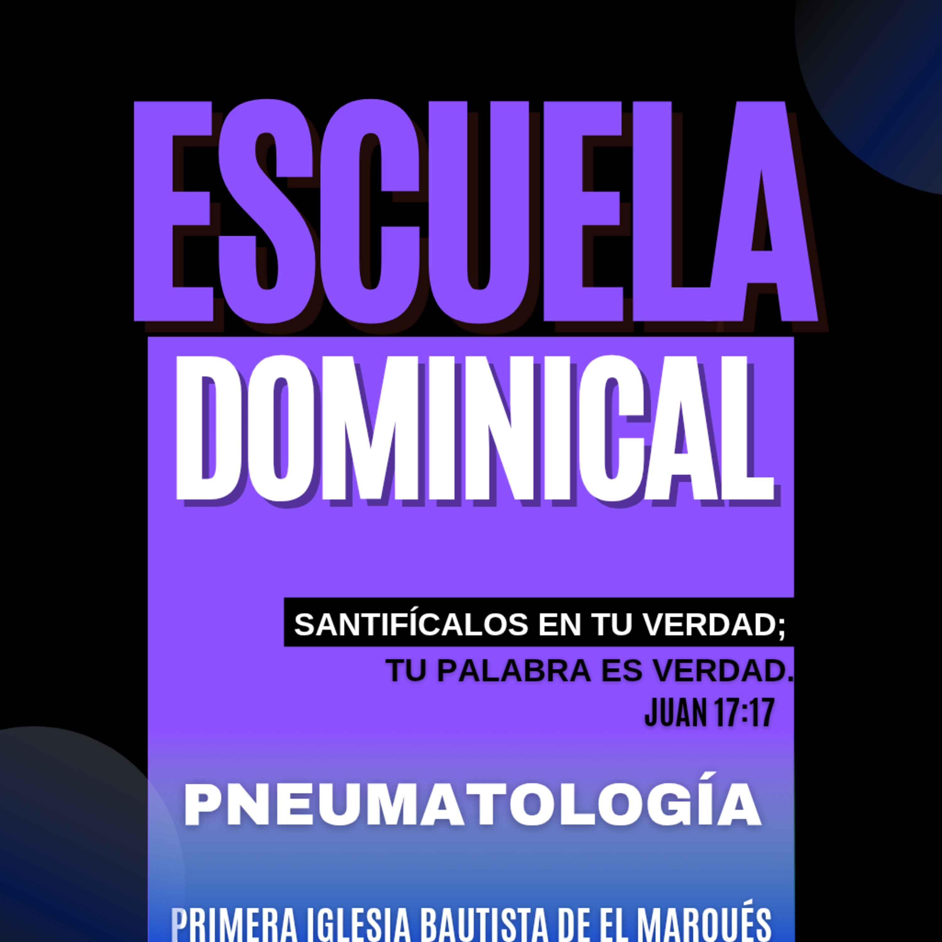 ESCUELA DOMINICAL - PNEUMATOLOGÍA. 1. La deidad del Espíritu Santo. episode artwork