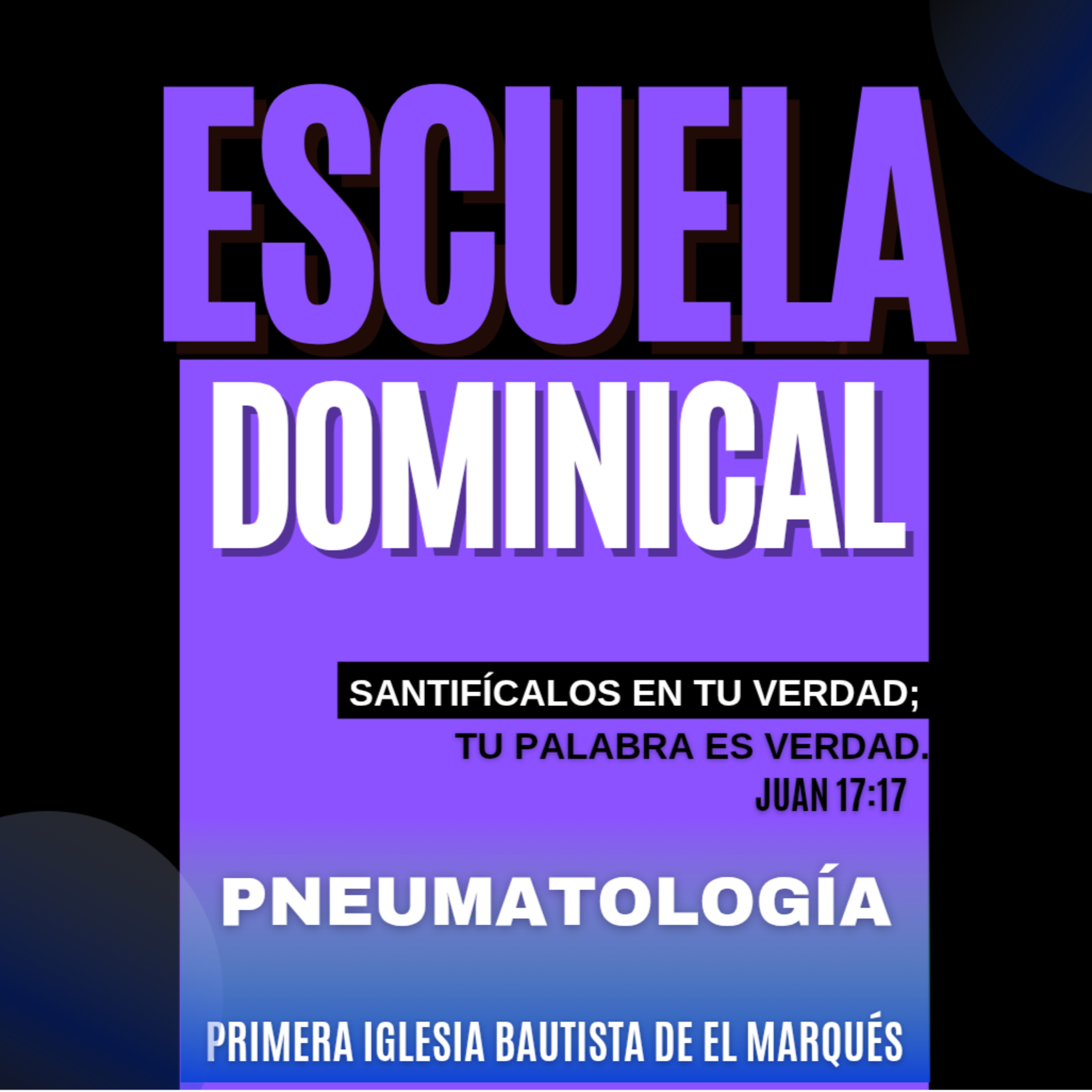 ESCUELA DOMINICAL. PNEUMATOLOGÍA - 3. Bautismo y morada del Espíritu Santo. episode artwork