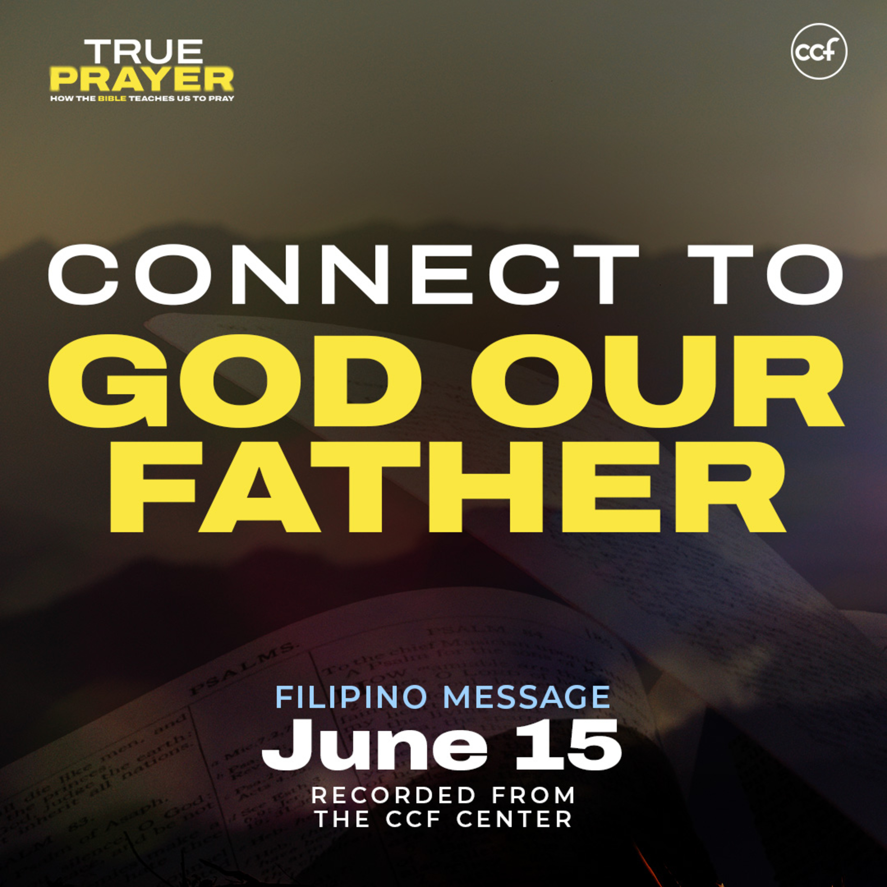 Connect To God Our Father | Paul De Vera