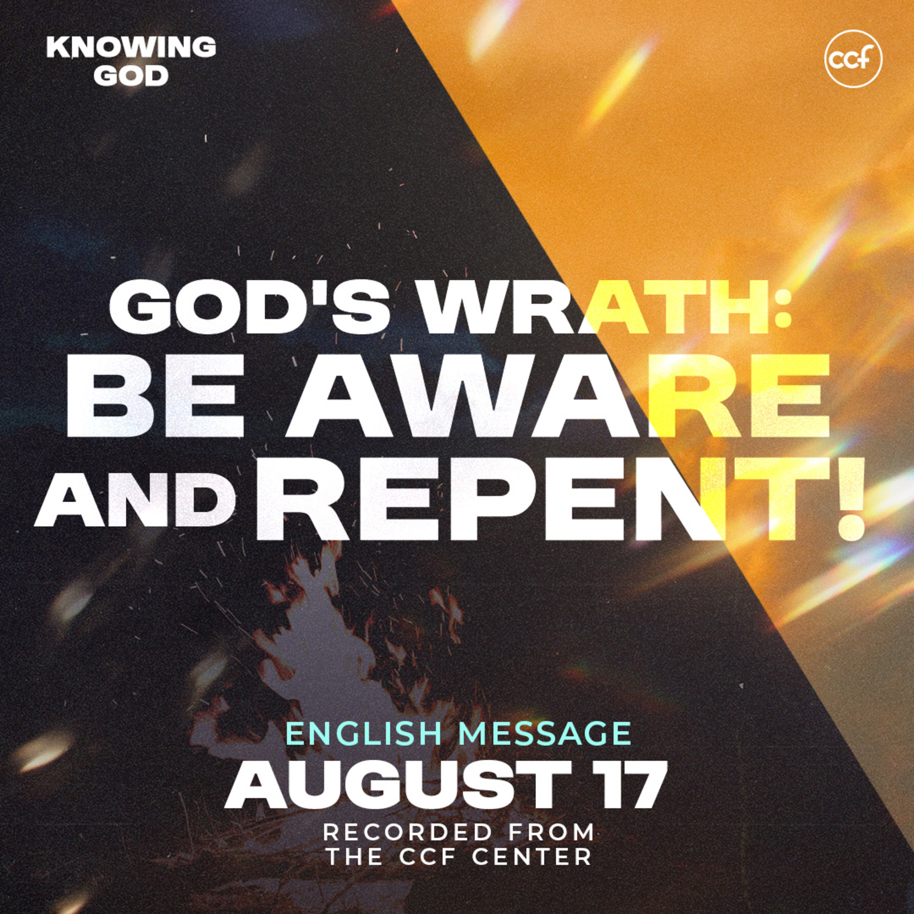 God's Wrath: Be Aware and Repent! | Peter Tan-Chi