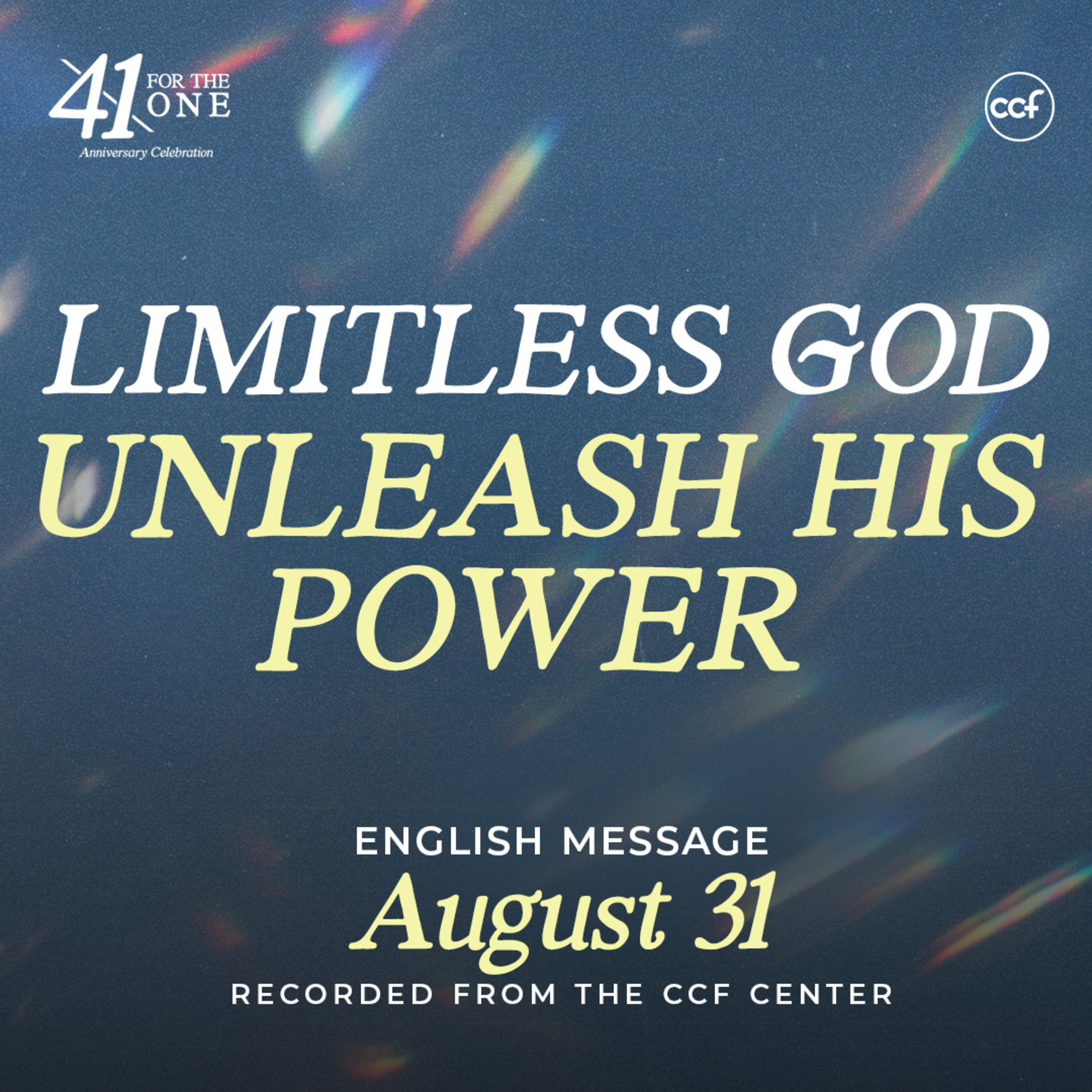 Limitless God, Unleash His Power | Peter Tan-Chi
