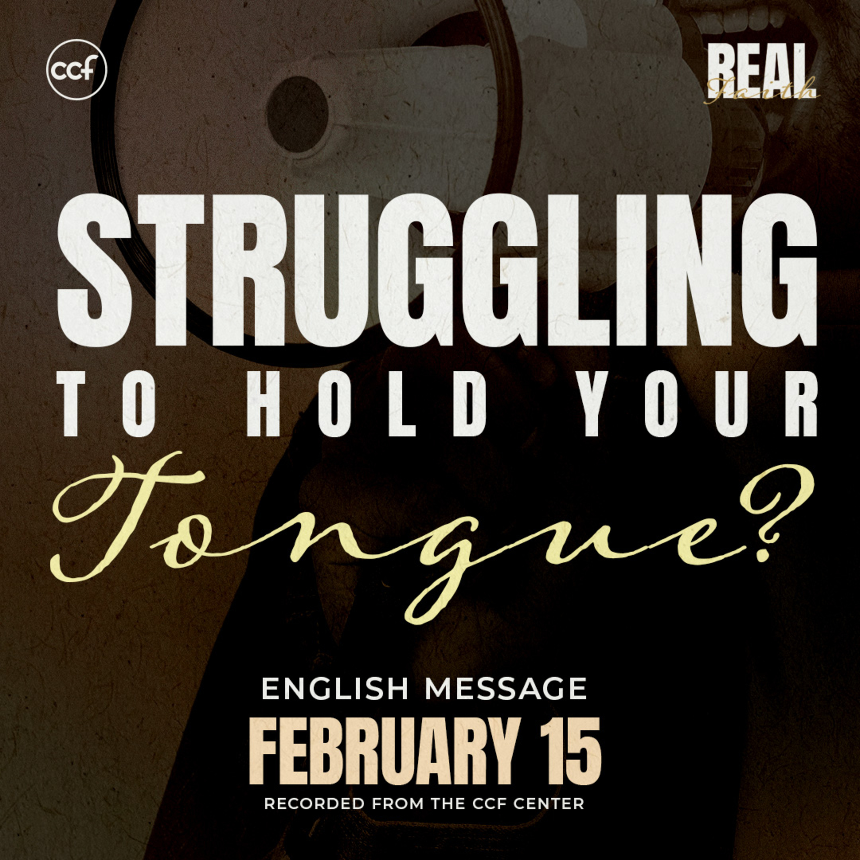 Real Faith Tames The Tongue | Peter Tan-Chi