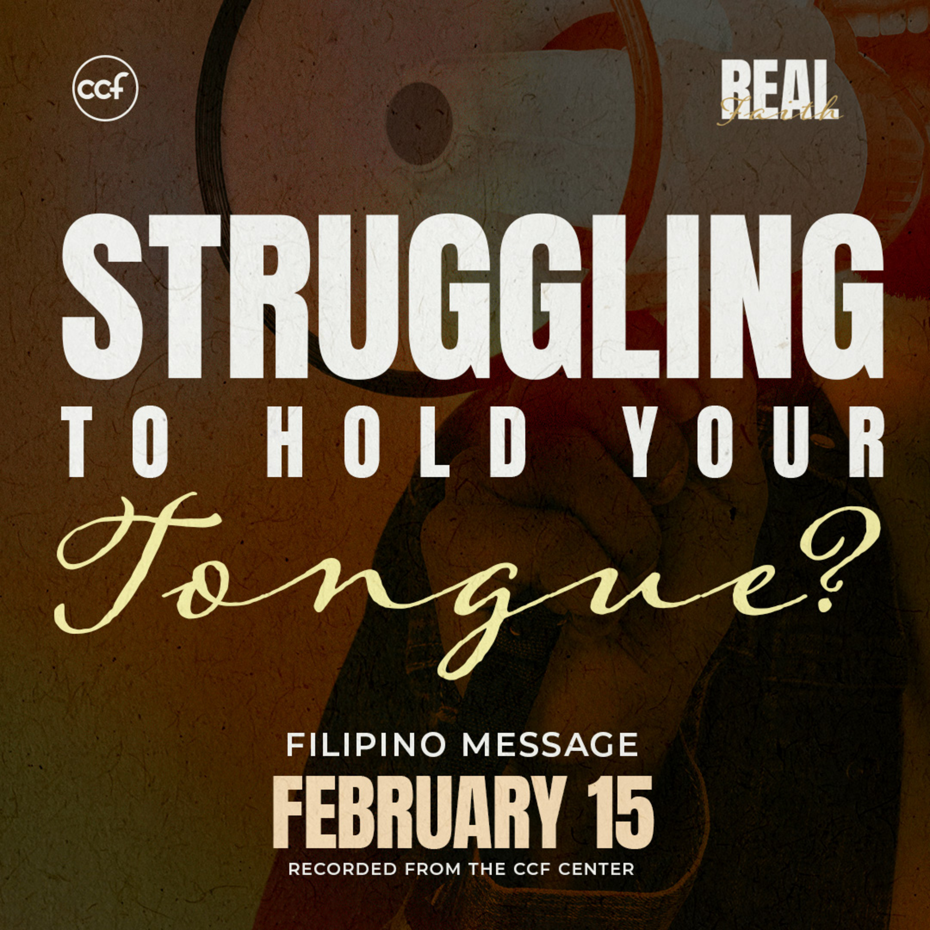 Real Faith Tames The Tongue | Bong Saquing