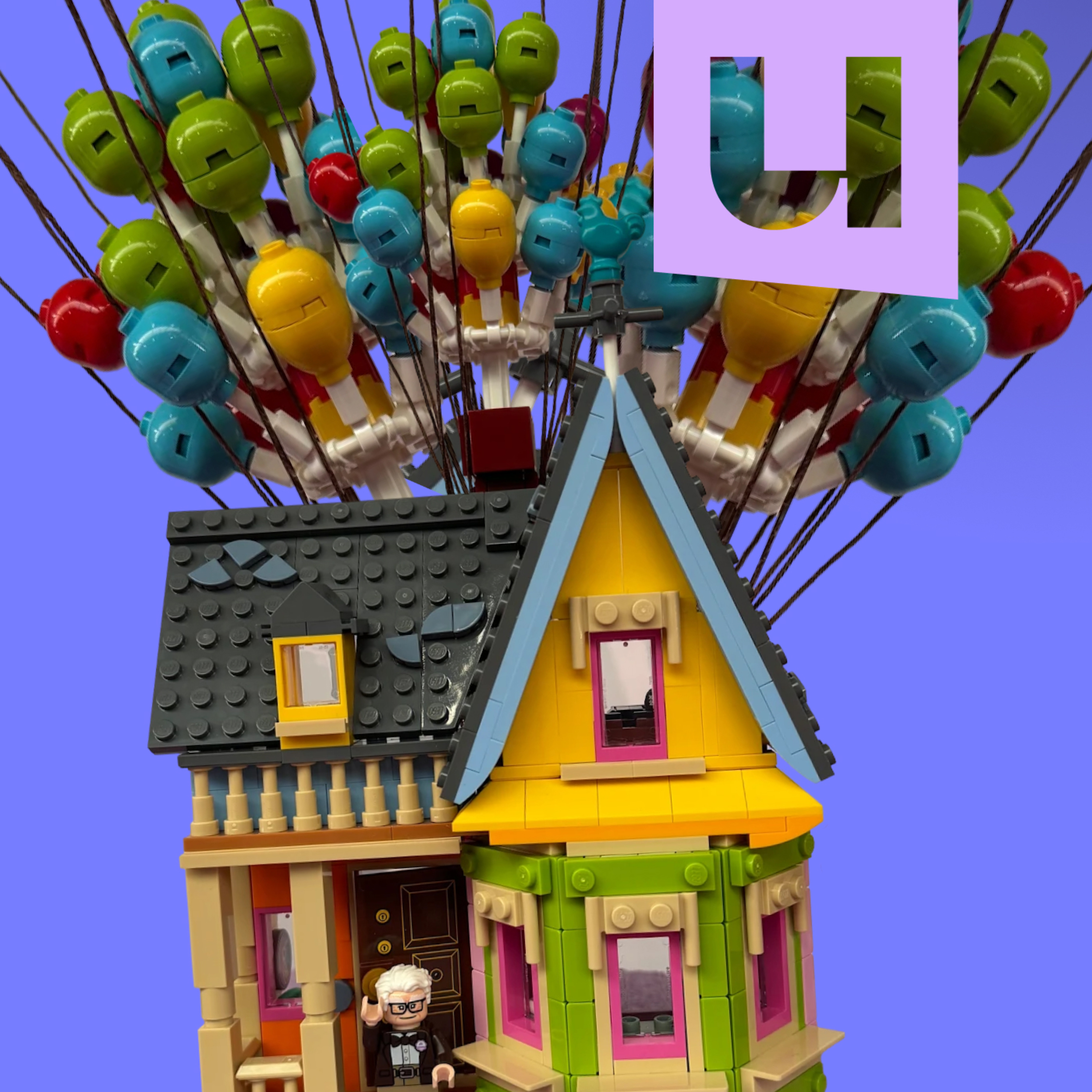 Hoeveel ballonnen heb je nodig om een huis de lucht in te sleuren?