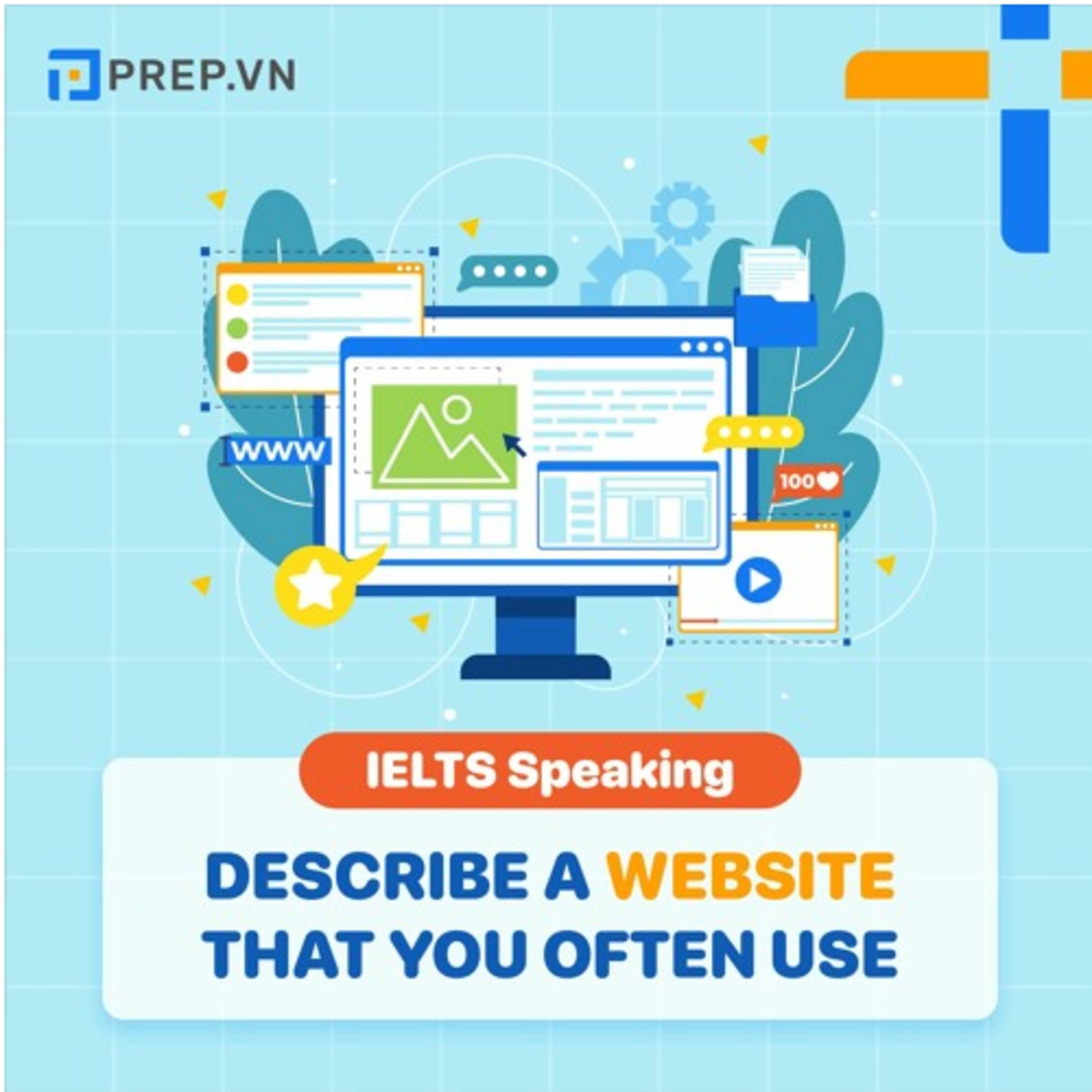 PREP | Describe a website that you often use | IELTS Speaking Part 2 episode artwork