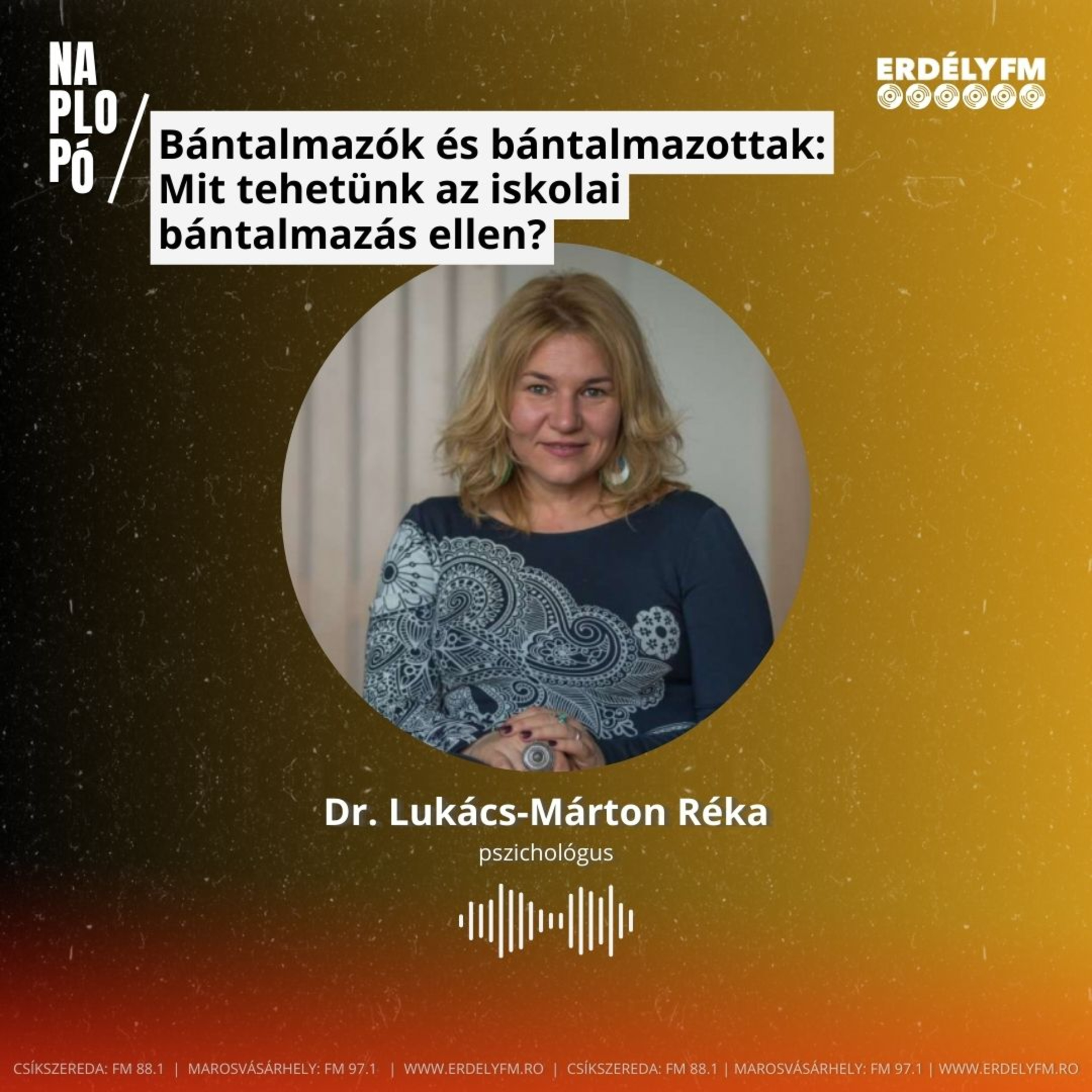 Bántalmazók és bántalmazottak - Lukács-Márton Réka pszihológus episode artwork