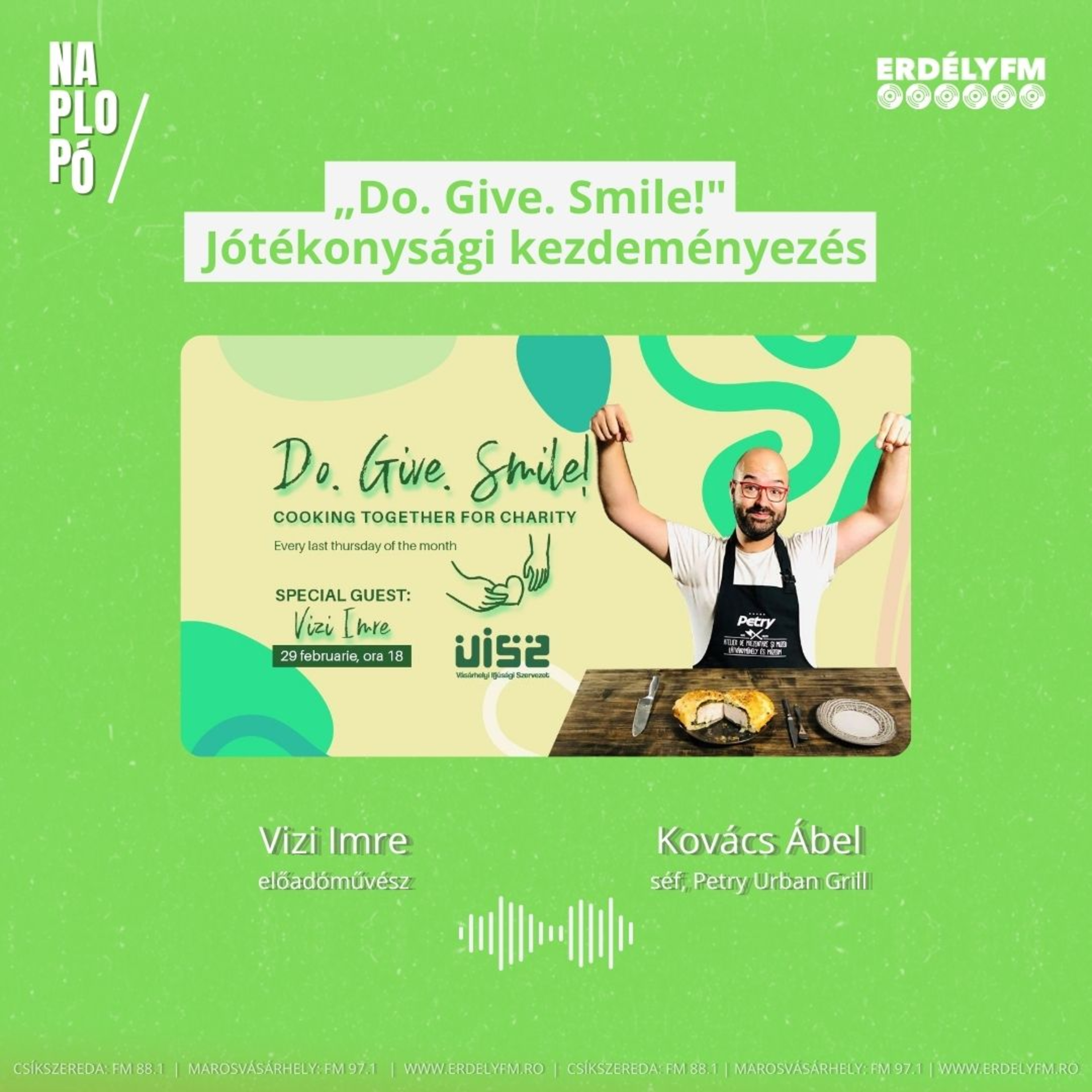 „Do. Give. Smile!" - jótékonységi kezdeményezés első rendezvénye episode artwork