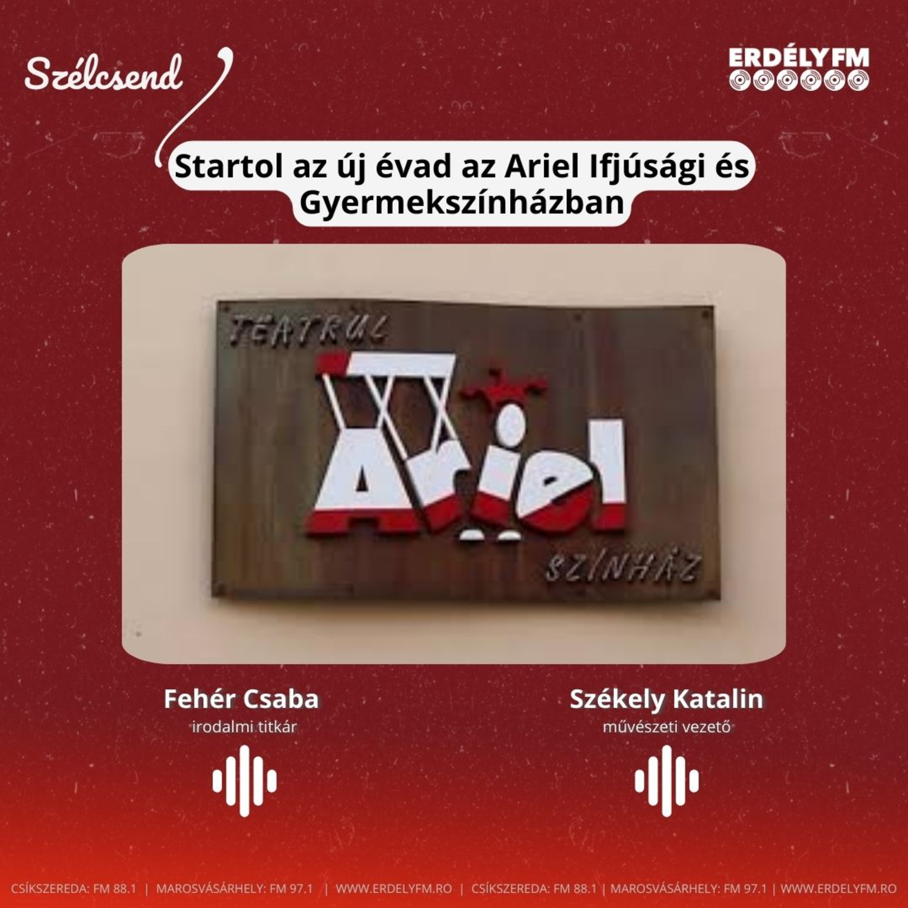 Startol az új évad az Ariel Ifjúsági és Gyermekszínházban episode artwork