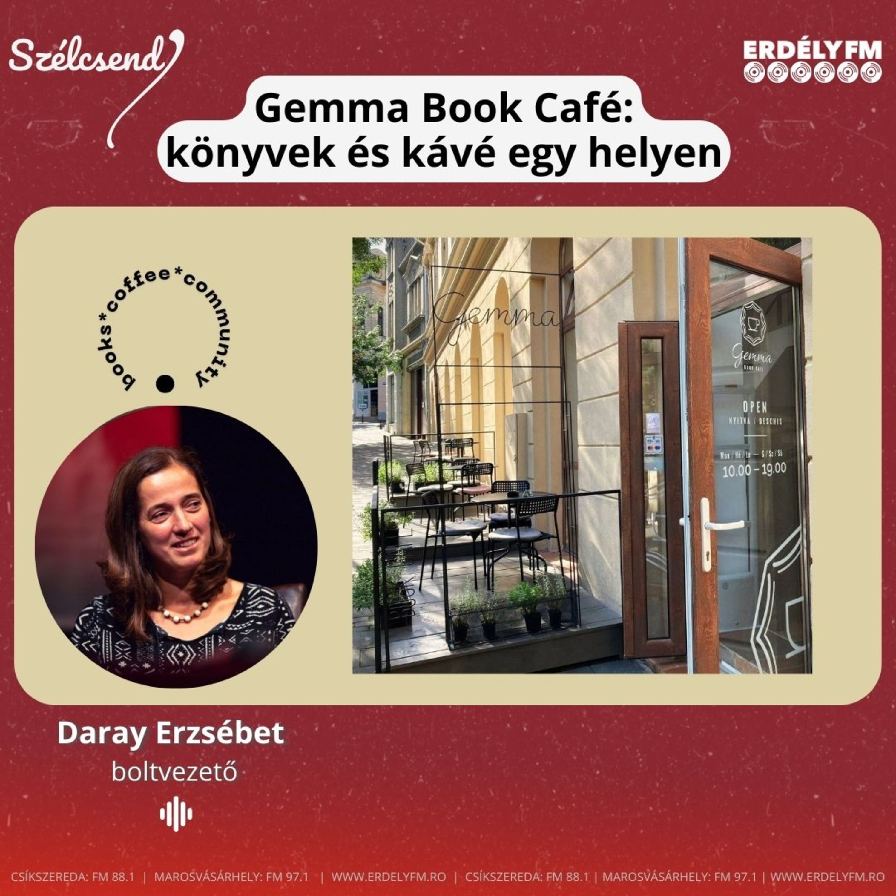 Gemma Book Café: könyvek és kávé egy helyen episode artwork