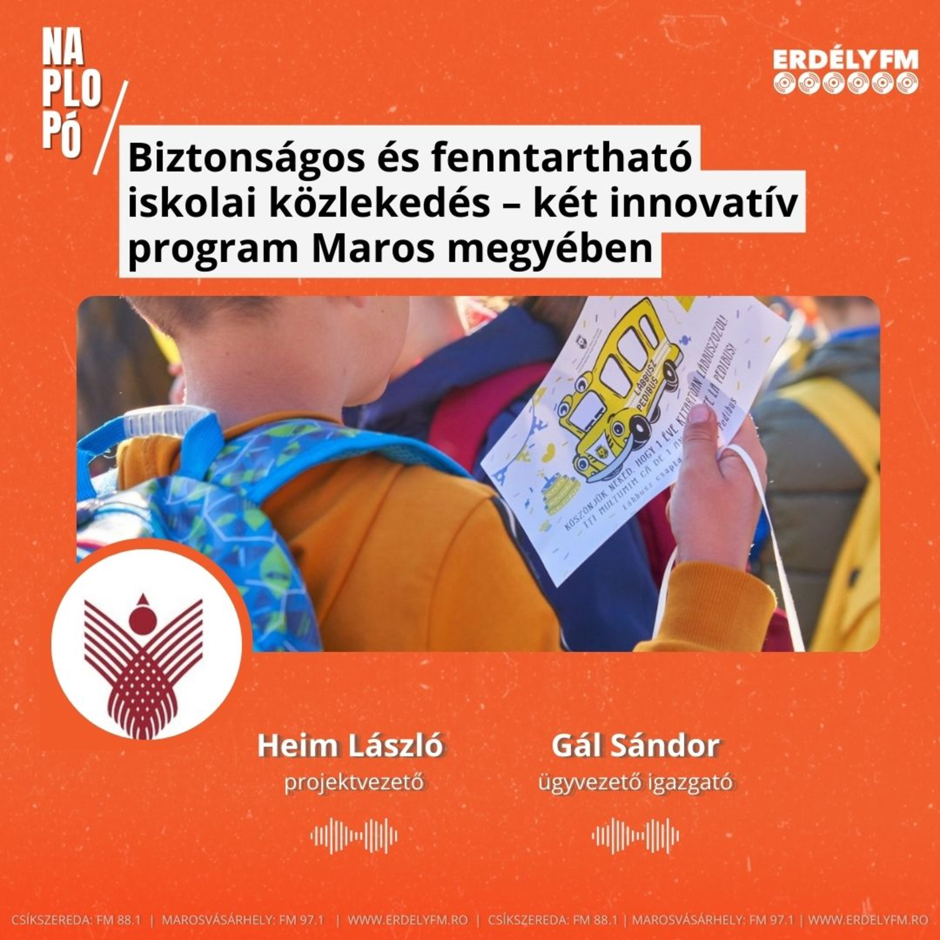 Biztonságos és fenntartható iskolai közlekedés – két innovatív program Maros megyében episode artwork
