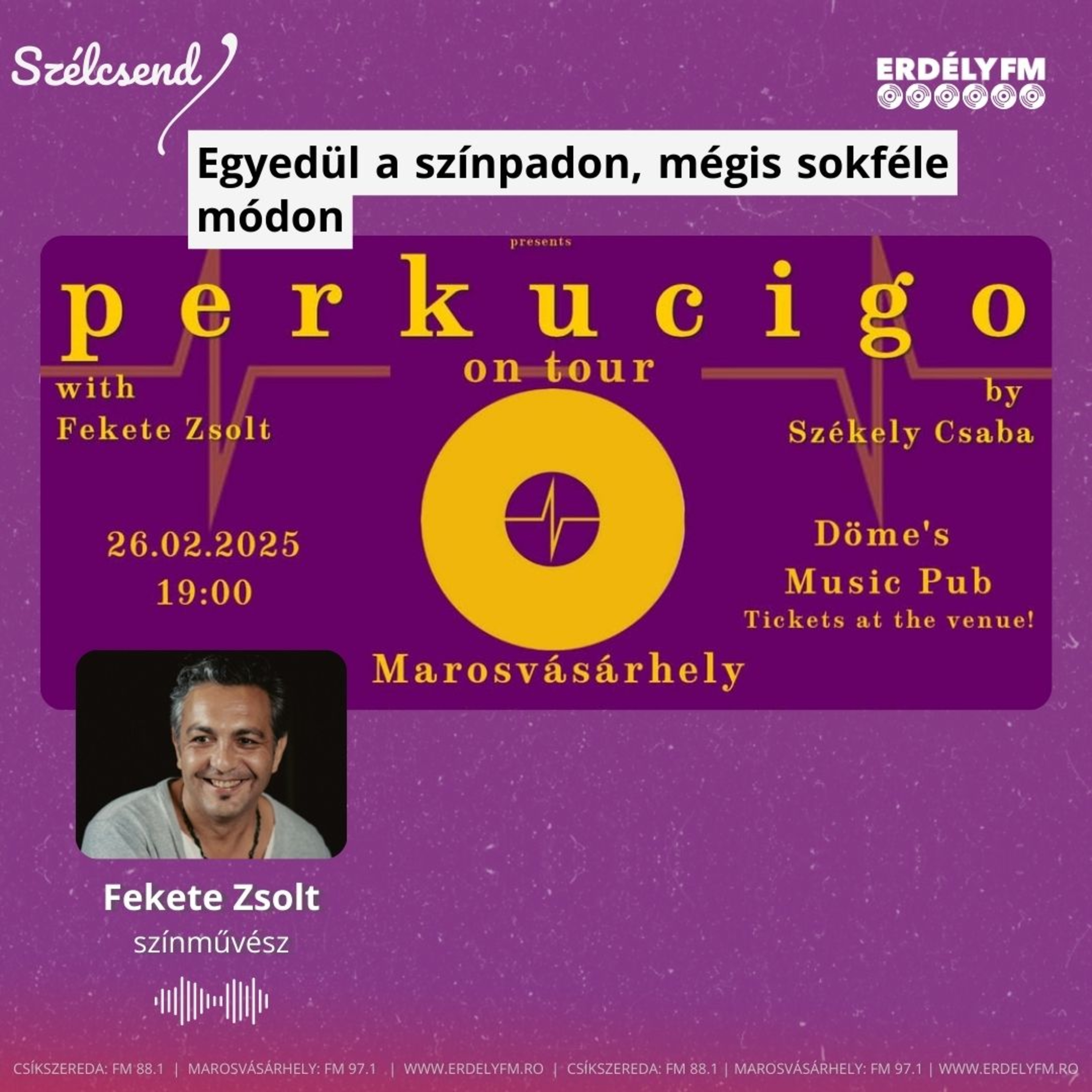 Egyedül a színpadon, mégis sokféle módon episode artwork