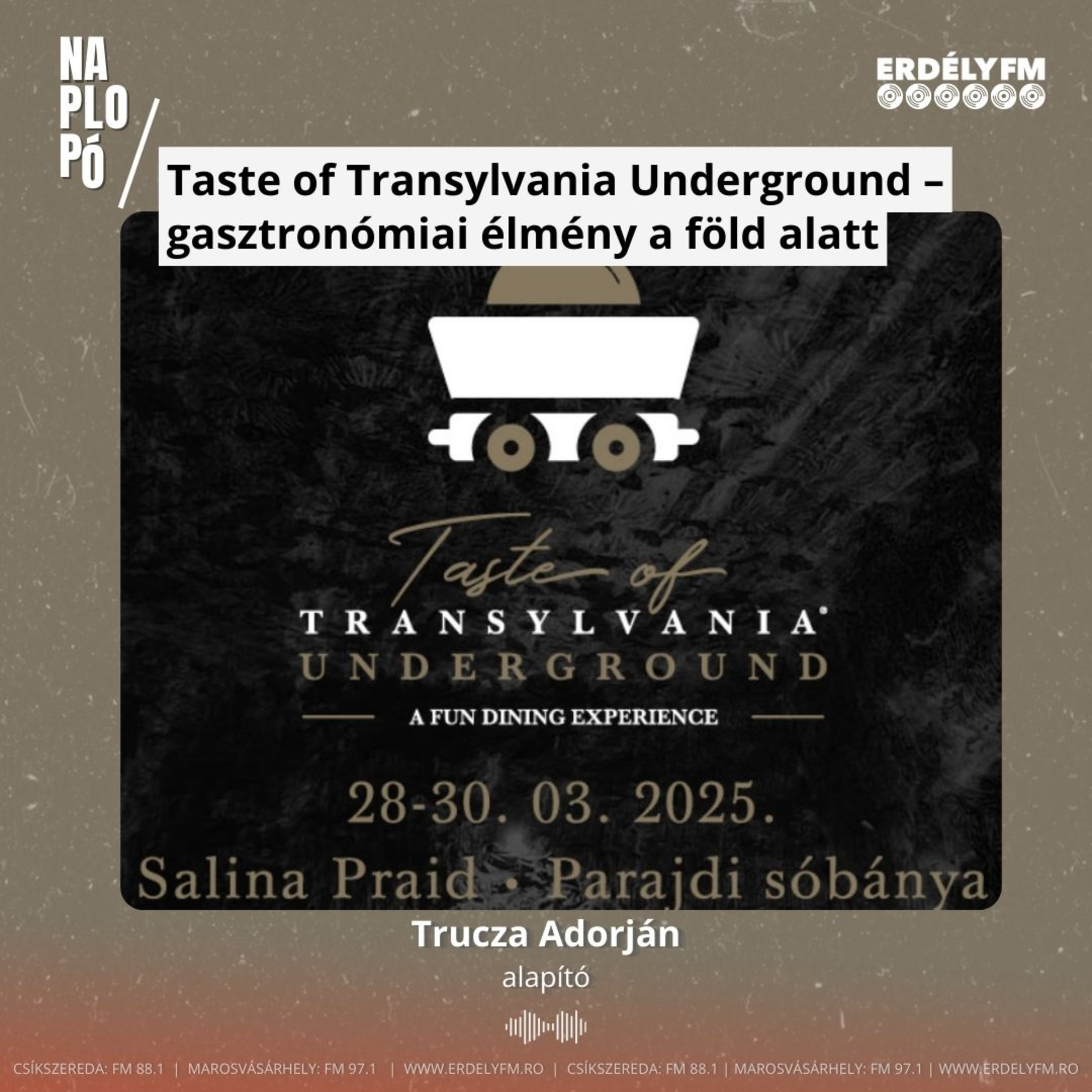 Taste of Transylvania Underground – gasztronómiai élmény a föld alatt episode artwork