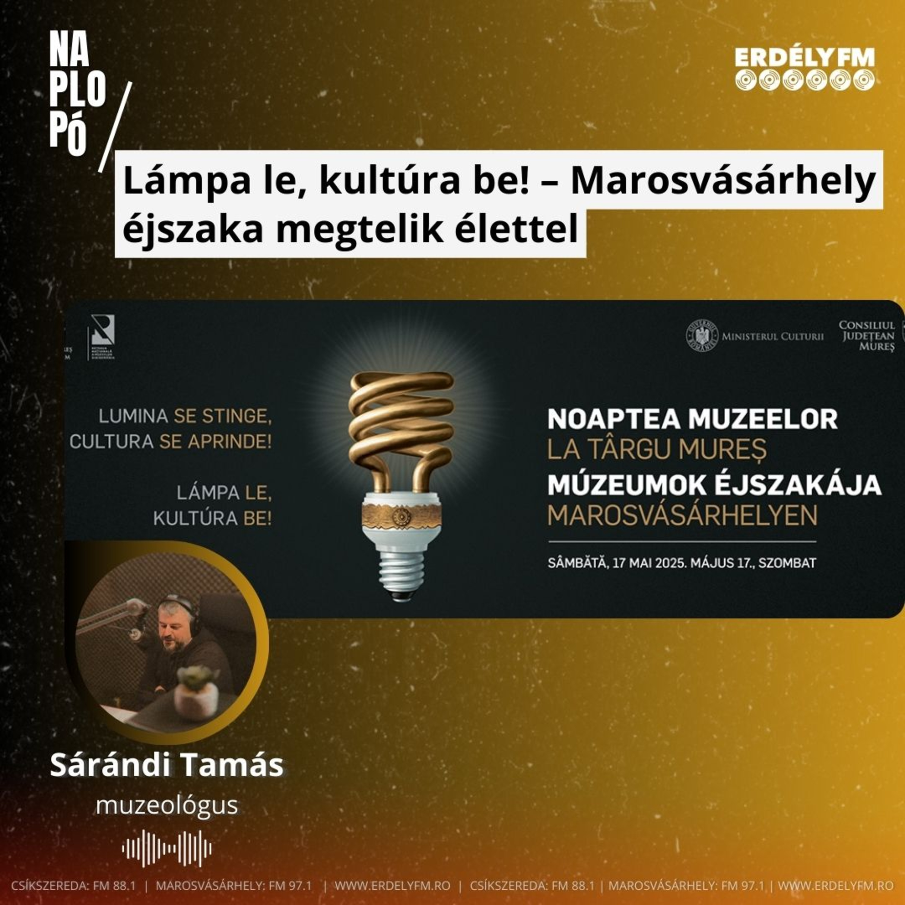 Lámpa le, kultúra be! – Marosvásárhely éjszaka megtelik élettel episode artwork