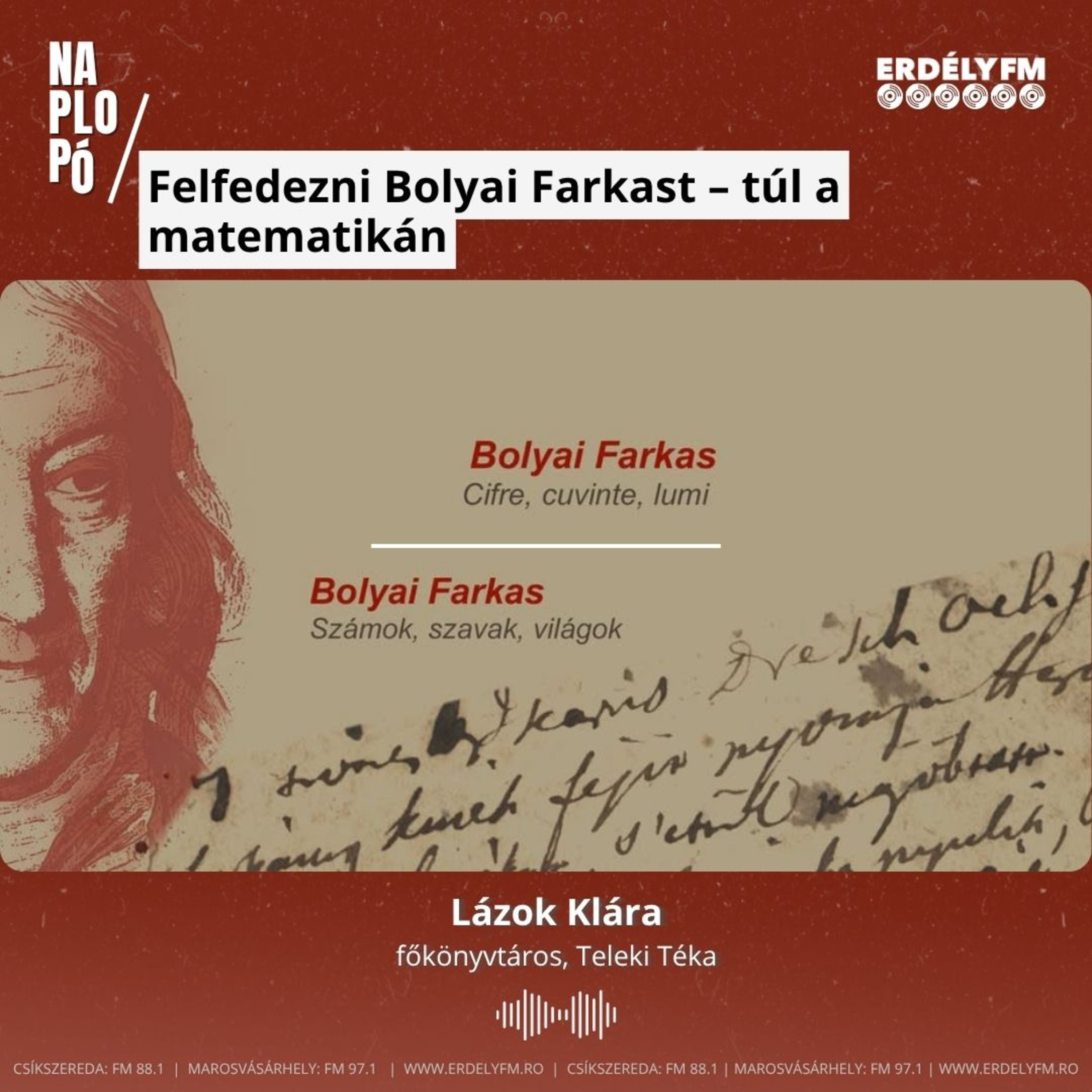 Felfedezni Bolyai Farkast – túl a matematikán episode artwork