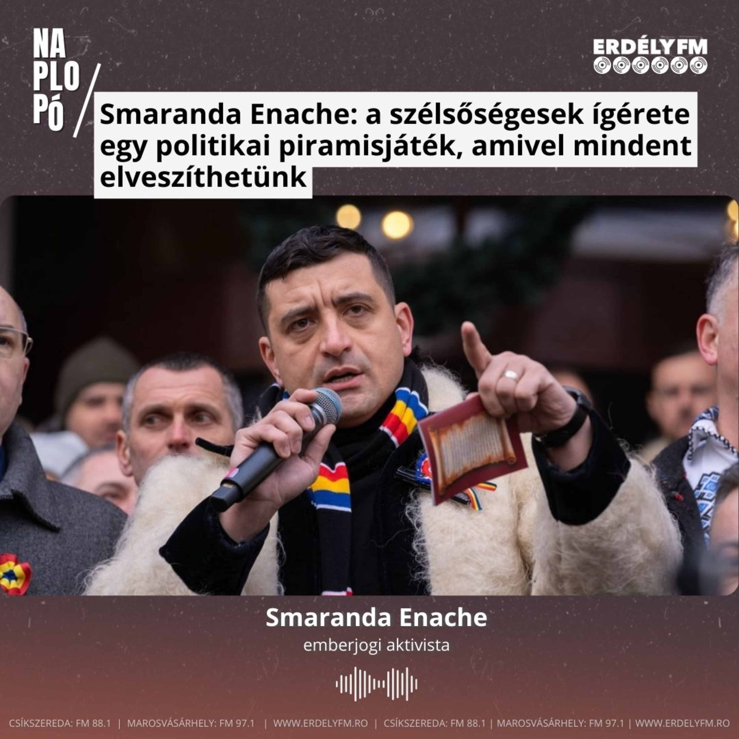 Smaranda Enache: a szélsőségesek ígérete egy politikai piramisjáték, amivel mindent elveszíthetünk episode artwork