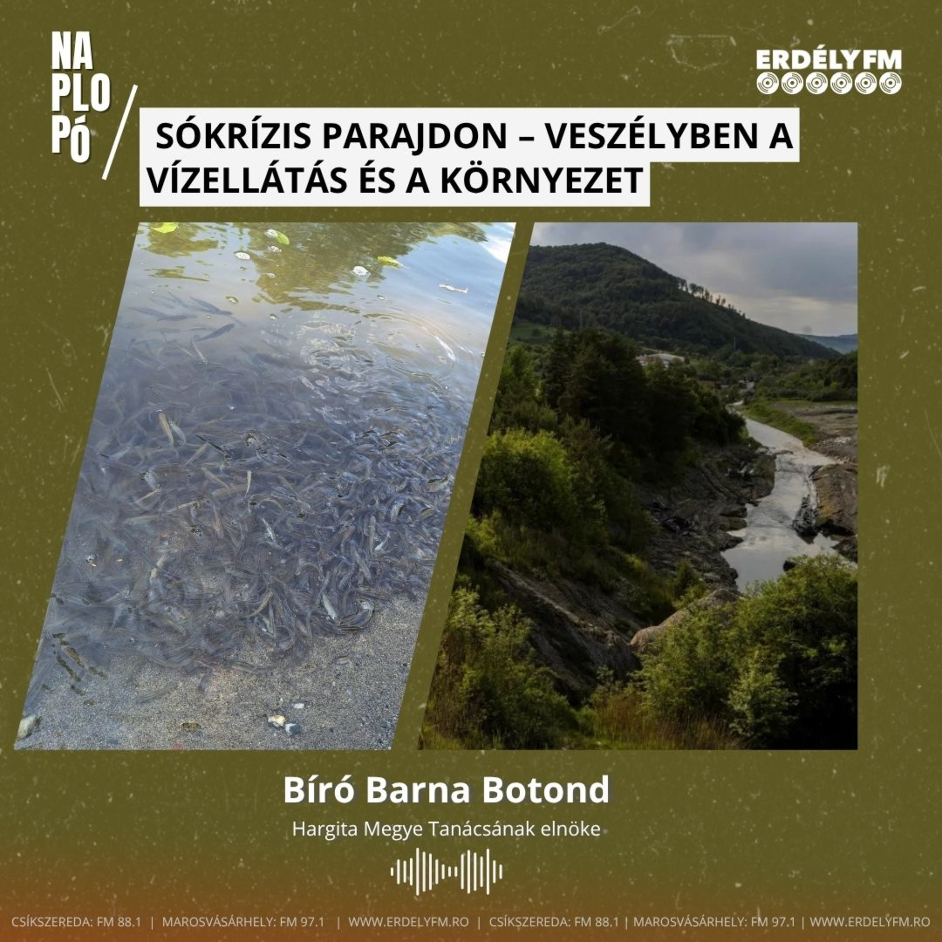  Sókrízis Parajdon – veszélyben a vízellátás és a környezet episode artwork