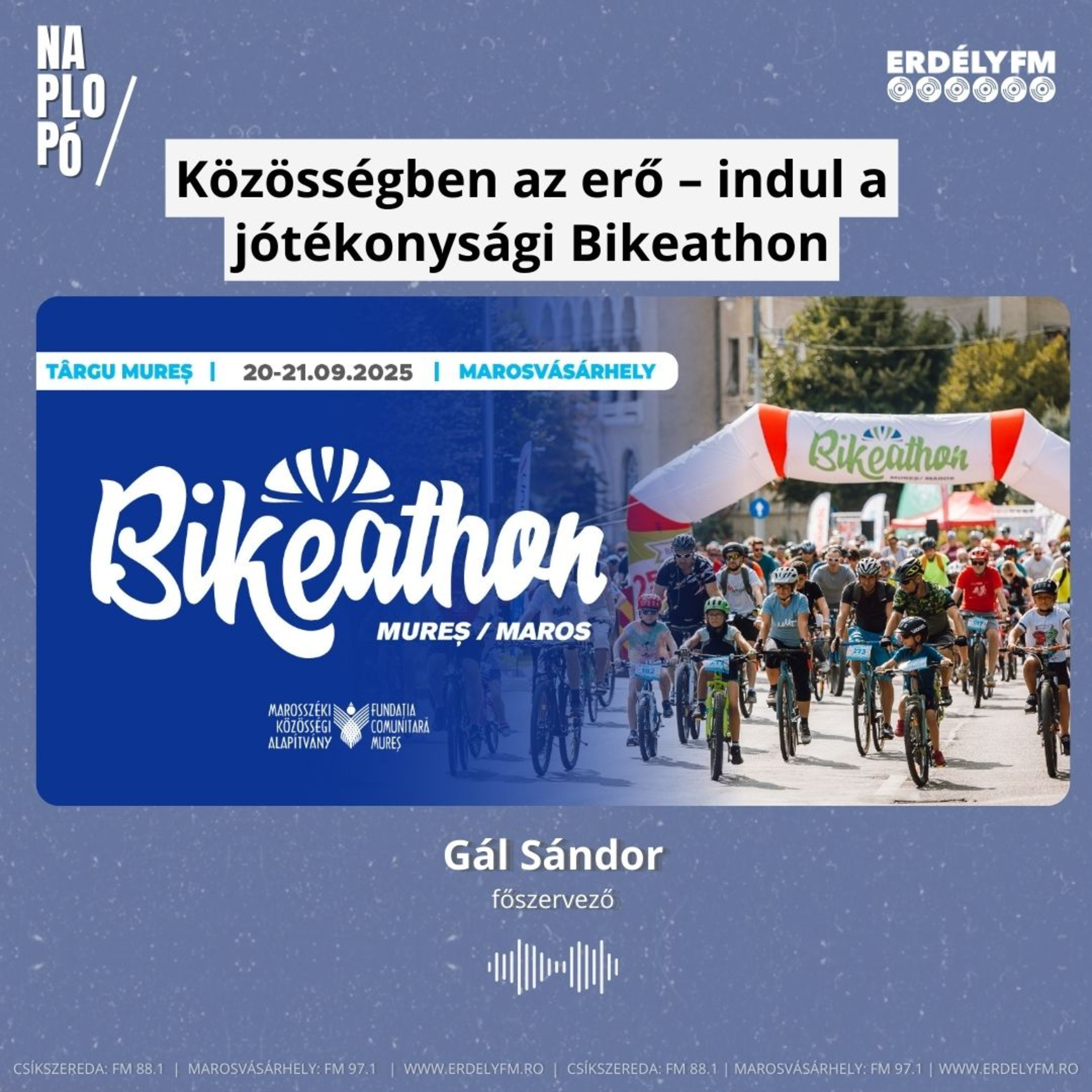 Közösségben az erő – indul a jótékonysági Bikeathon episode artwork