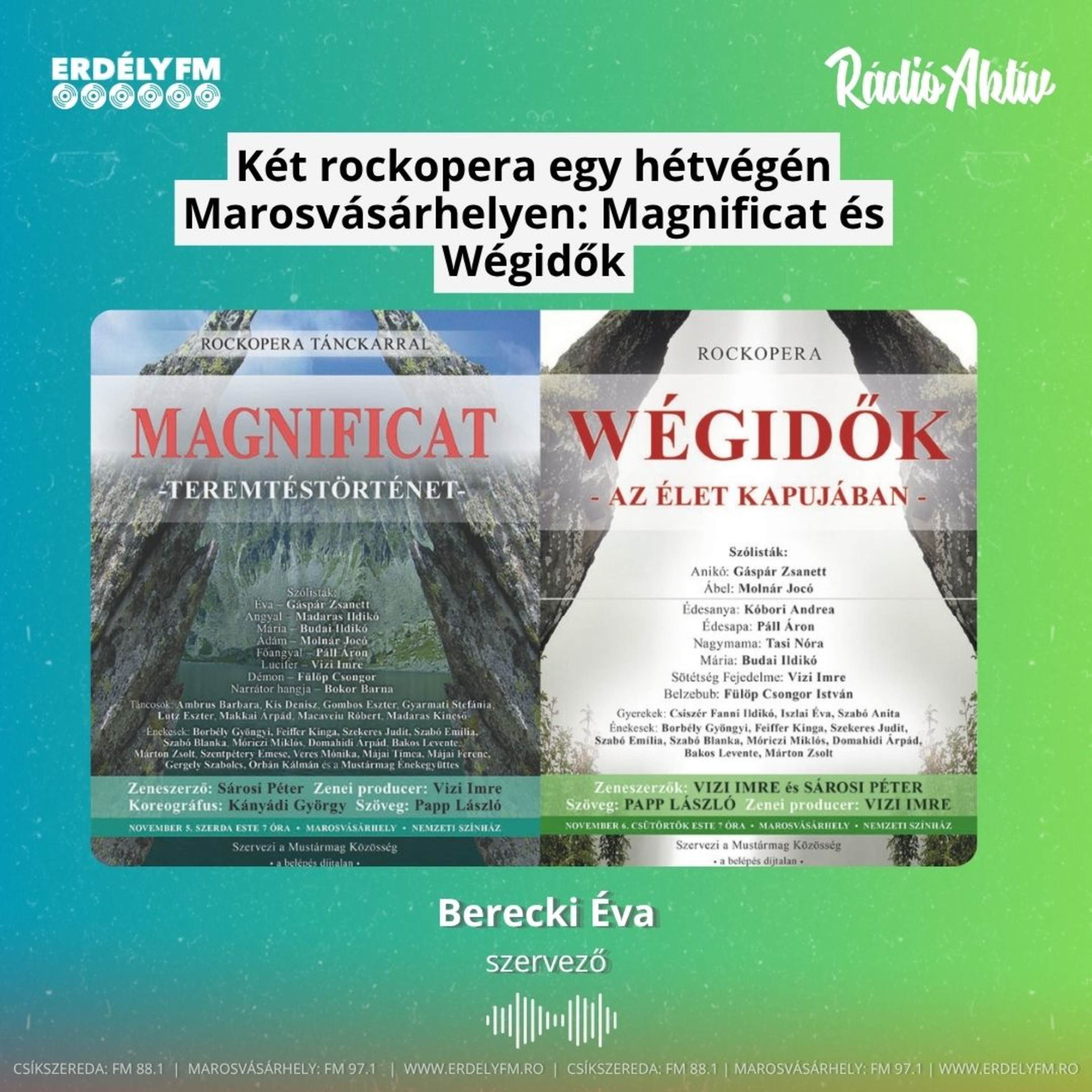 Két rockopera egy hétvégén Marosvásárhelyen: Magnificat és Wégidők episode artwork
