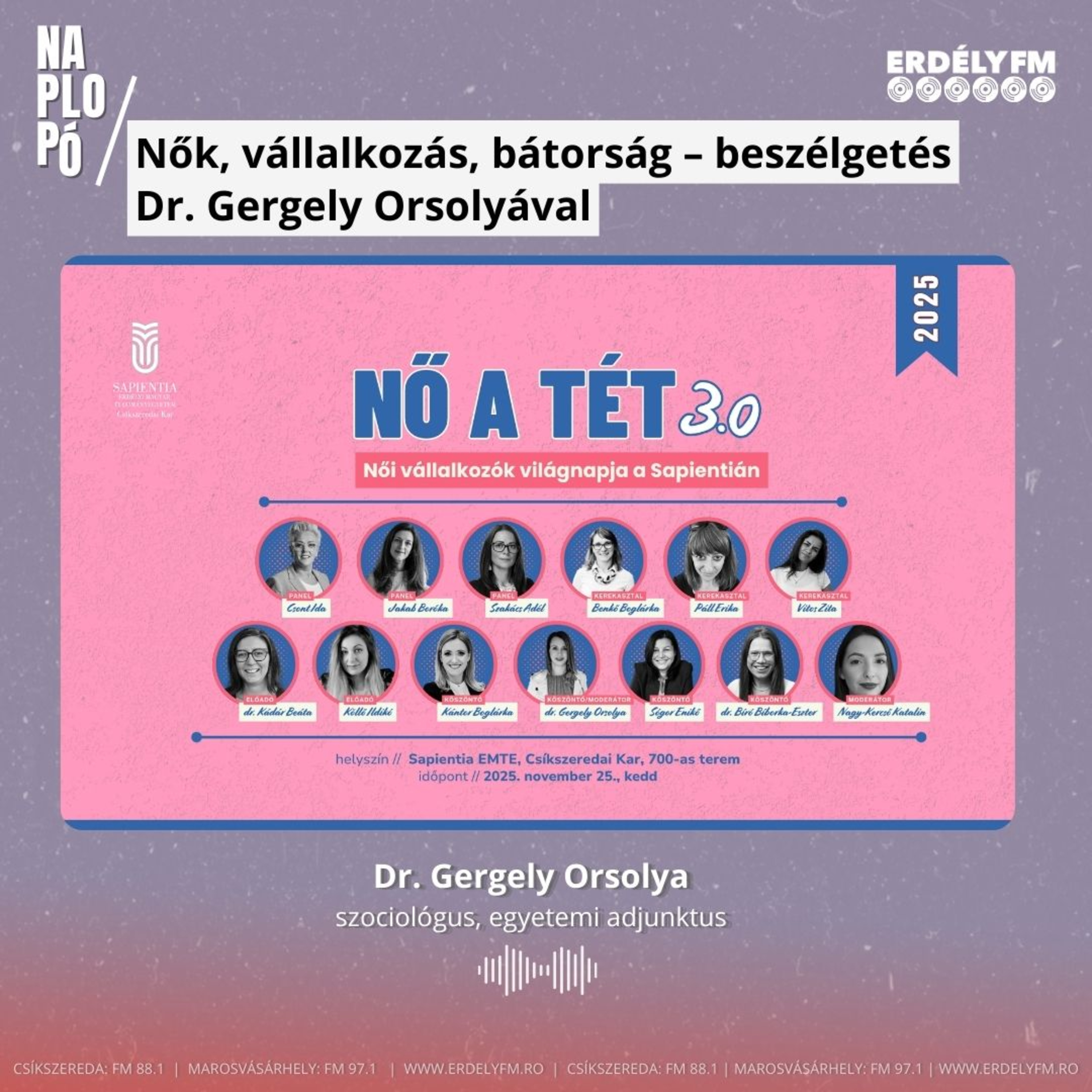Nők, vállalkozás, bátorság – beszélgetés Dr. Gergely Orsolyával episode artwork
