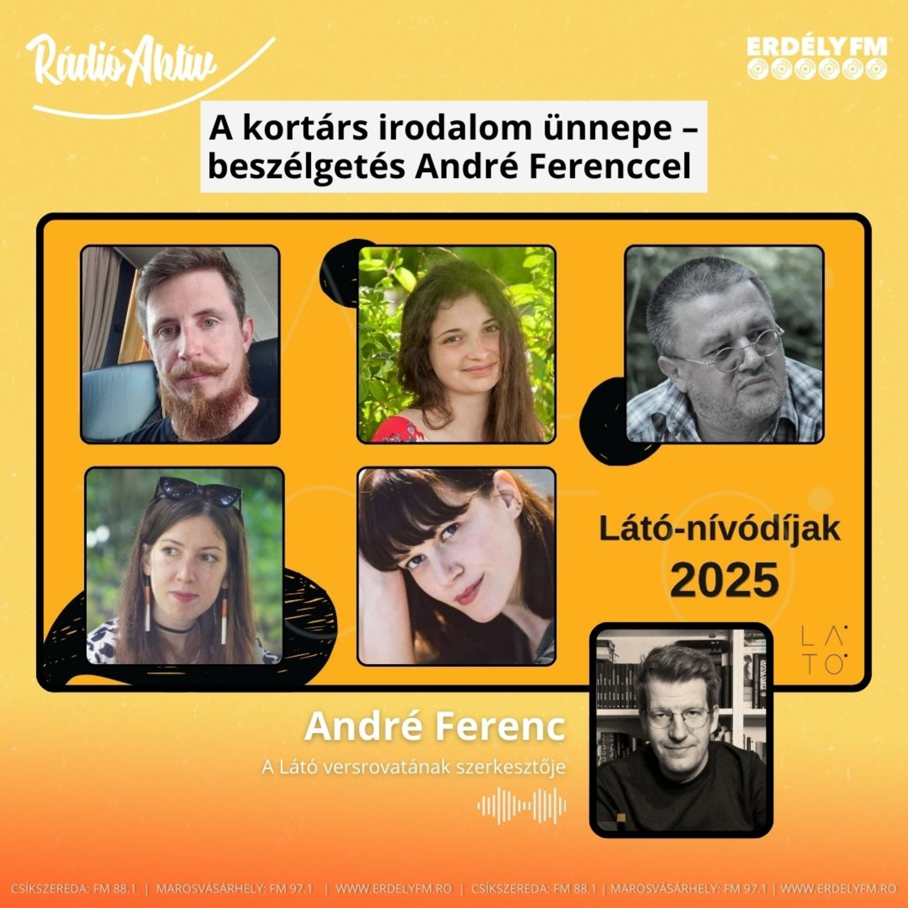 A kortárs irodalom ünnepe – beszélgetés André Ferenccel  episode artwork