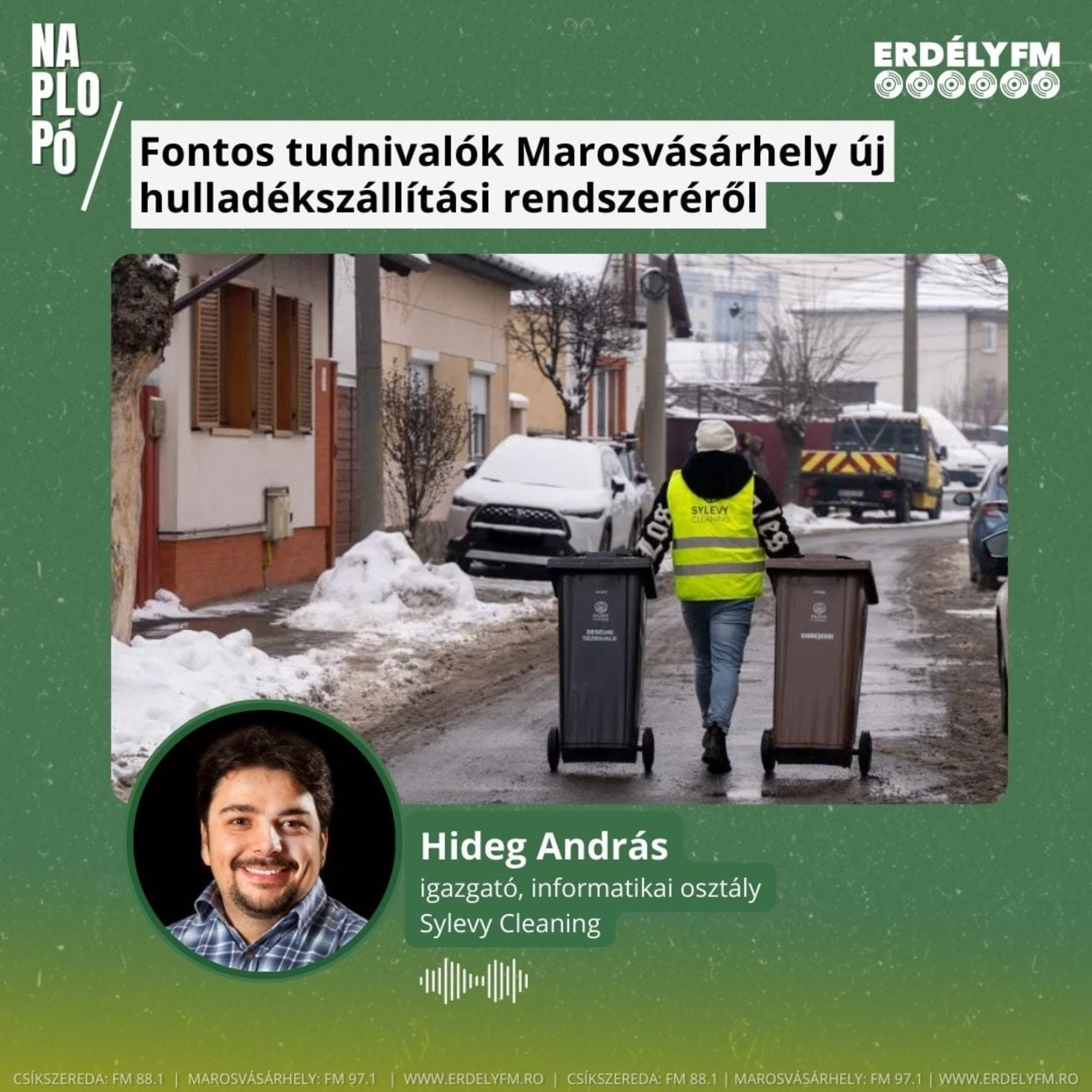 Új hulladékszállítási rendszer Marosvásárhelyen episode artwork