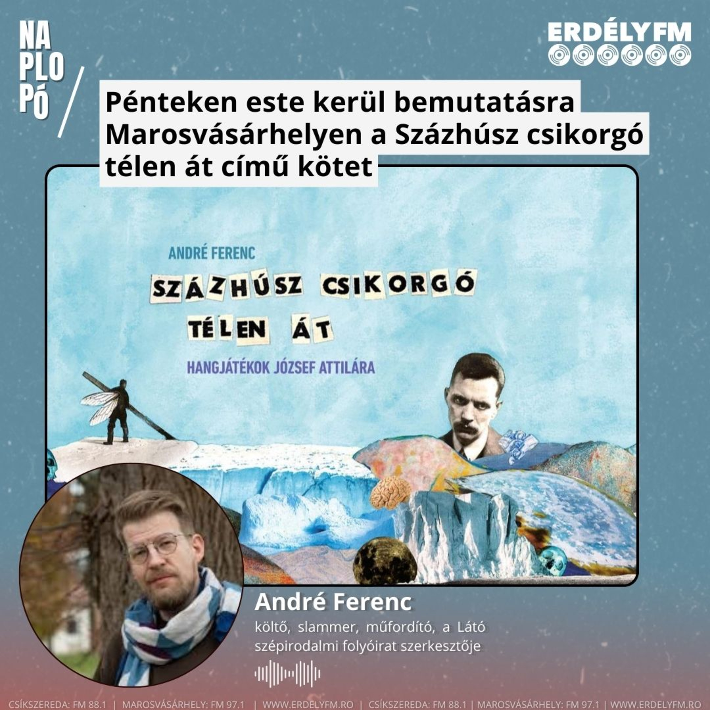 Pénteken este kerül bemutatásra Marosvásárhelyen a Százhúsz csikorgó télen át című kötet episode artwork