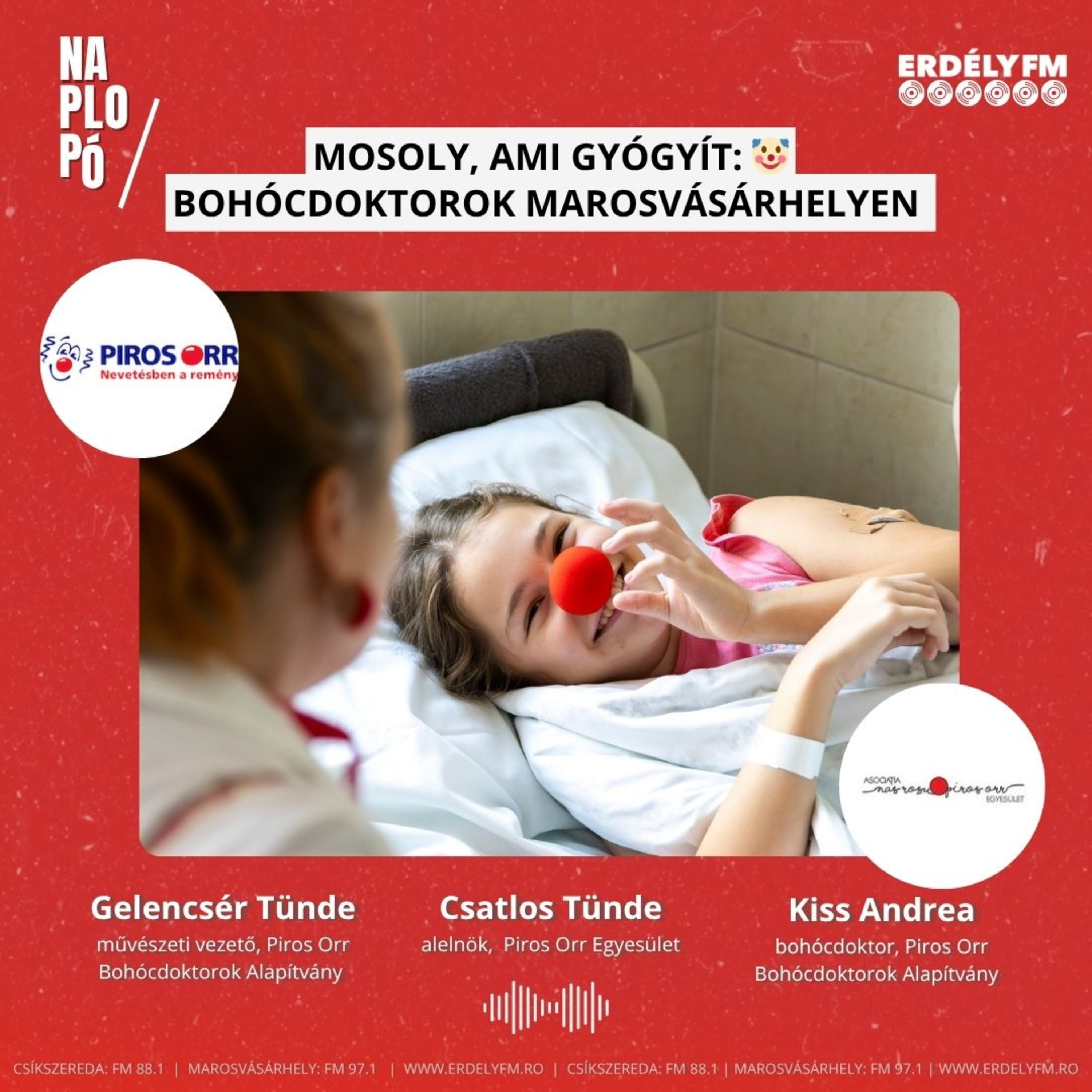 Mosoly, ami gyógyít: 🤡bohócdoktorok Marosvásárhelyen  episode artwork