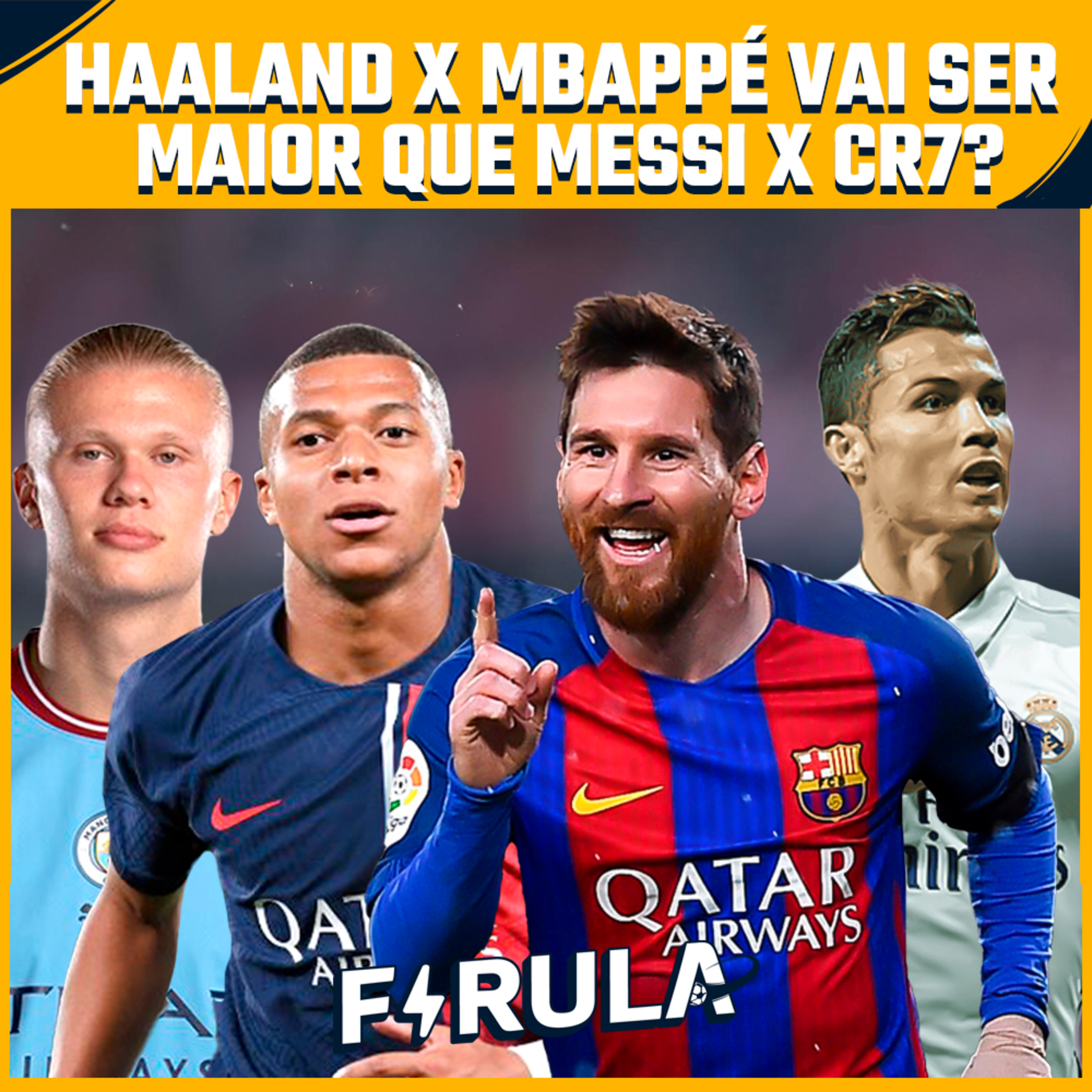 HAALAND x MBAPPÉ VAI SER MAIOR QUE MESSI x CR7? - Firula
